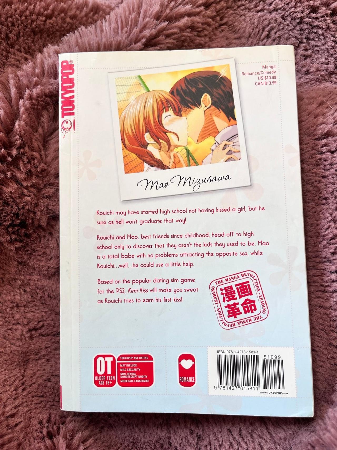 Kimi Kiss by Taro Shinonome Vol 1 TOKYOPOP first edition — image 4