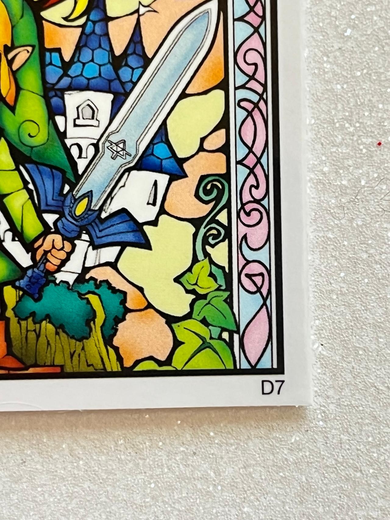 Legend of Zelda 2017 Enterplay Decal Sticker D7 NEAR MINT-GOOD READ — image 3