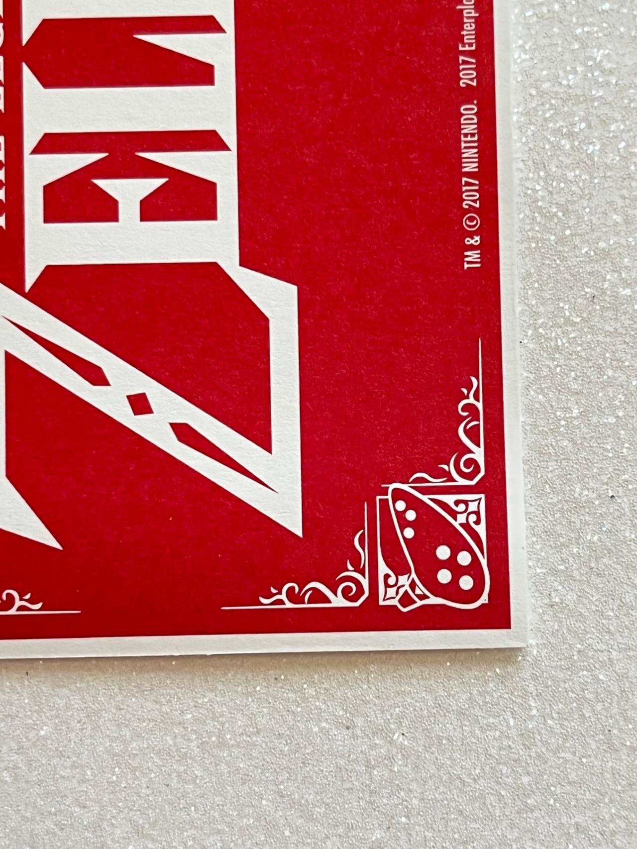Legend of Zelda 2017 Enterplay Decal Sticker D8 NEAR MINT-GOOD READ — image 7