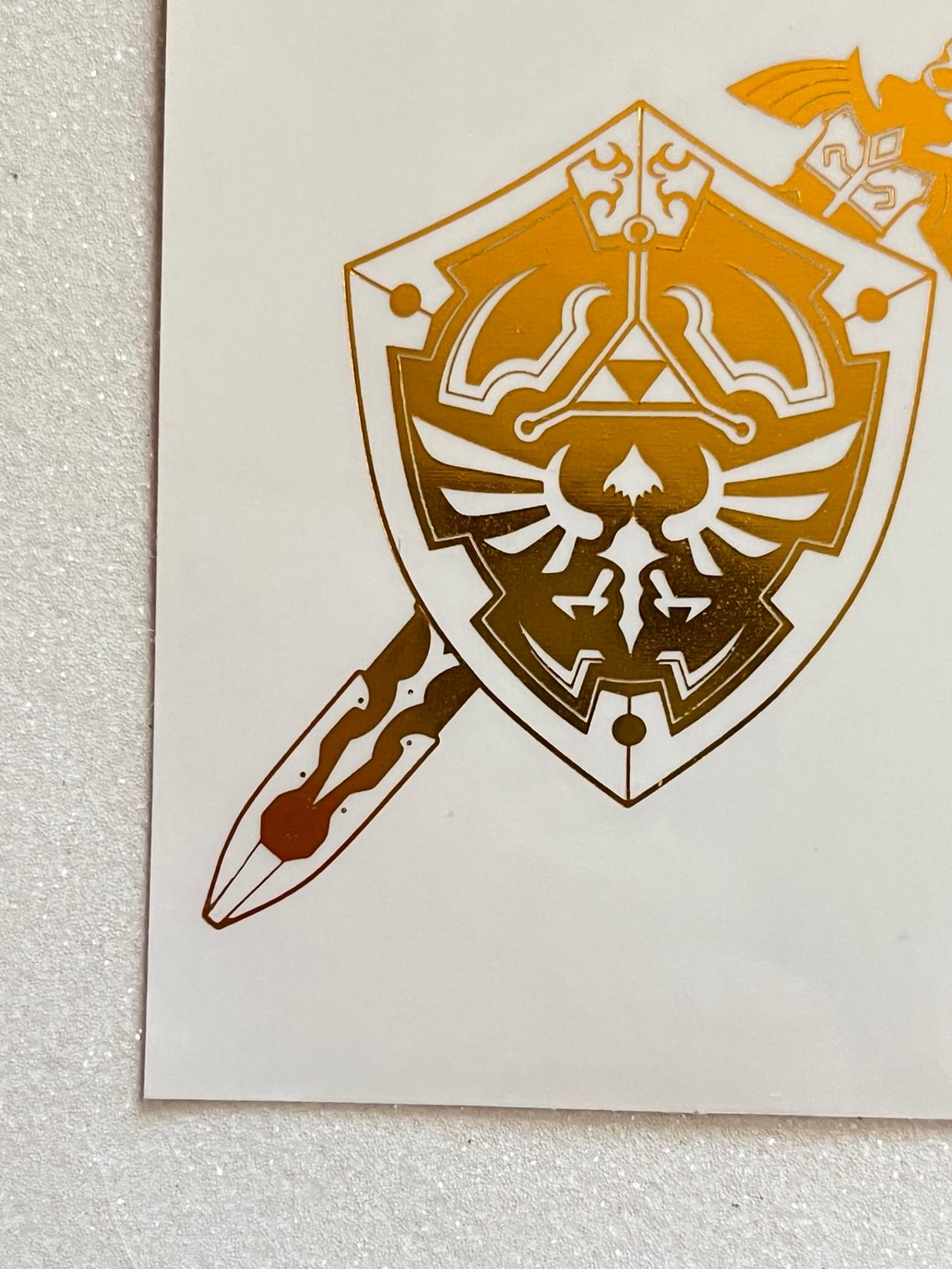 Legend of Zelda 2017 Enterplay Gold Decal D2 GOOD-NM READ — image 2