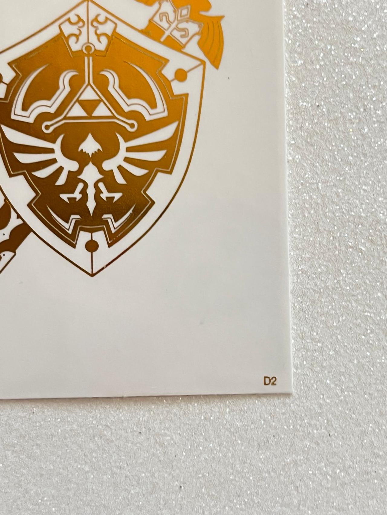 Legend of Zelda 2017 Enterplay Gold Decal D2 GOOD-NM READ — image 3