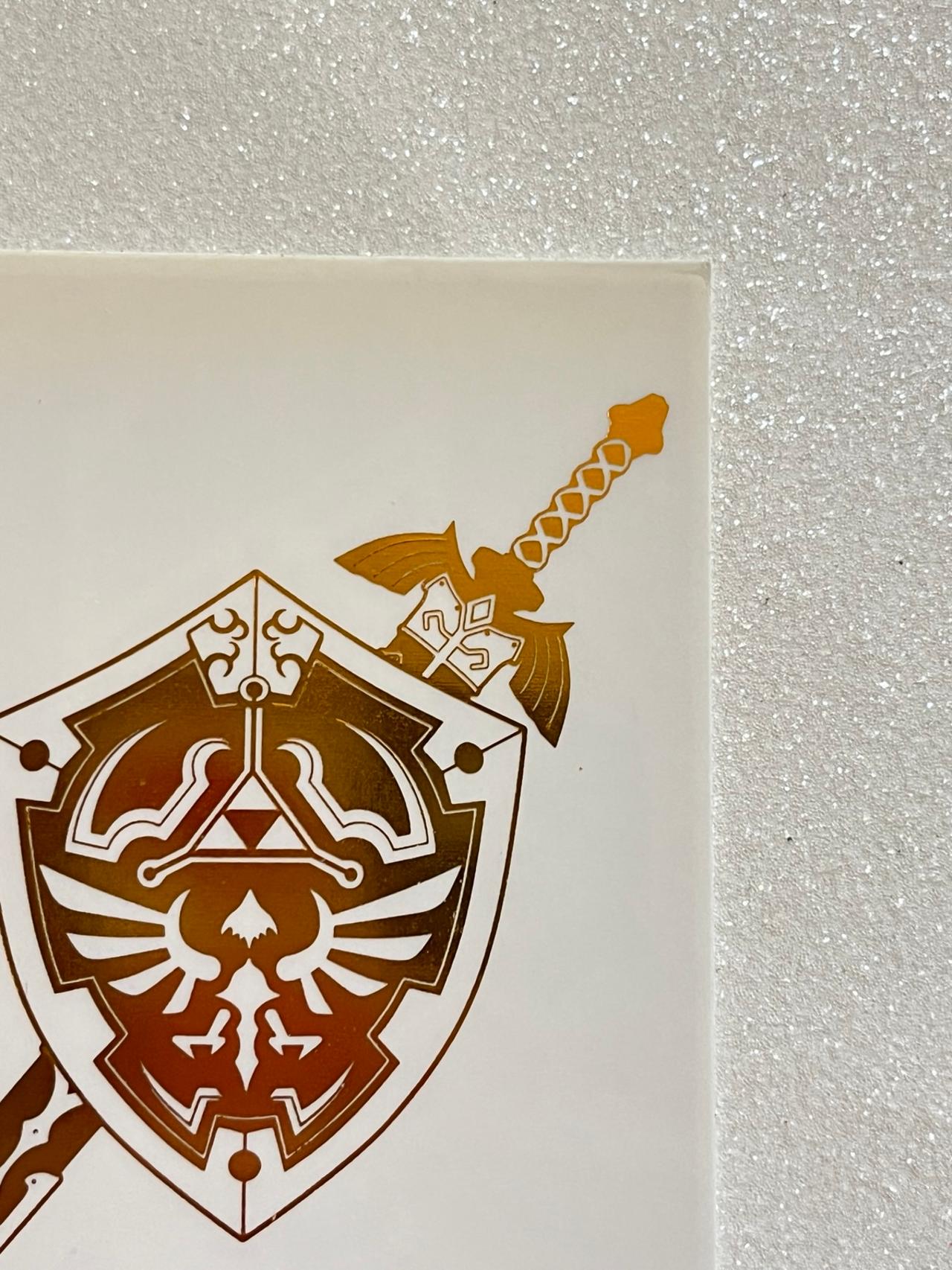 Legend of Zelda 2017 Enterplay Gold Decal D2 GOOD-NM READ — image 4