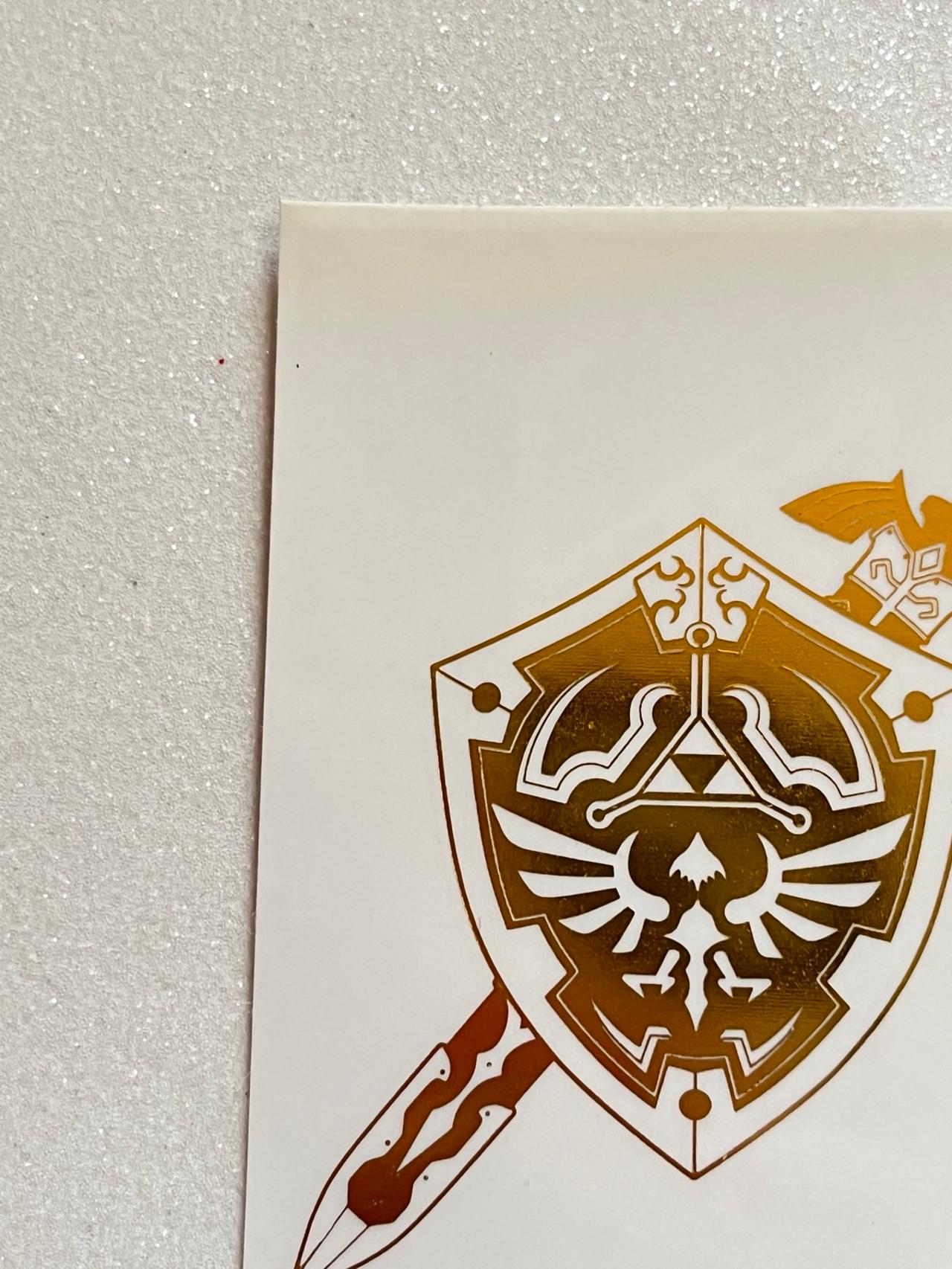 Legend of Zelda 2017 Enterplay Gold Decal D2 GOOD-NM READ — image 5