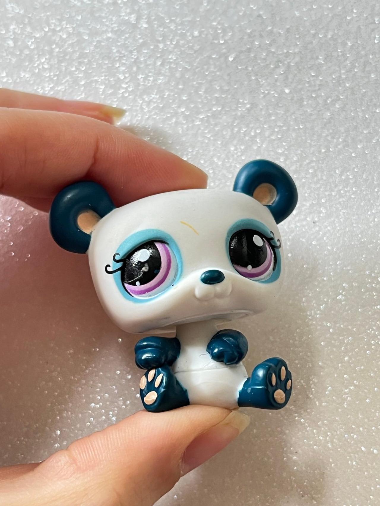 Littlest Pet Shop LPS Blue Panda #1021 2005+ READ — image 2