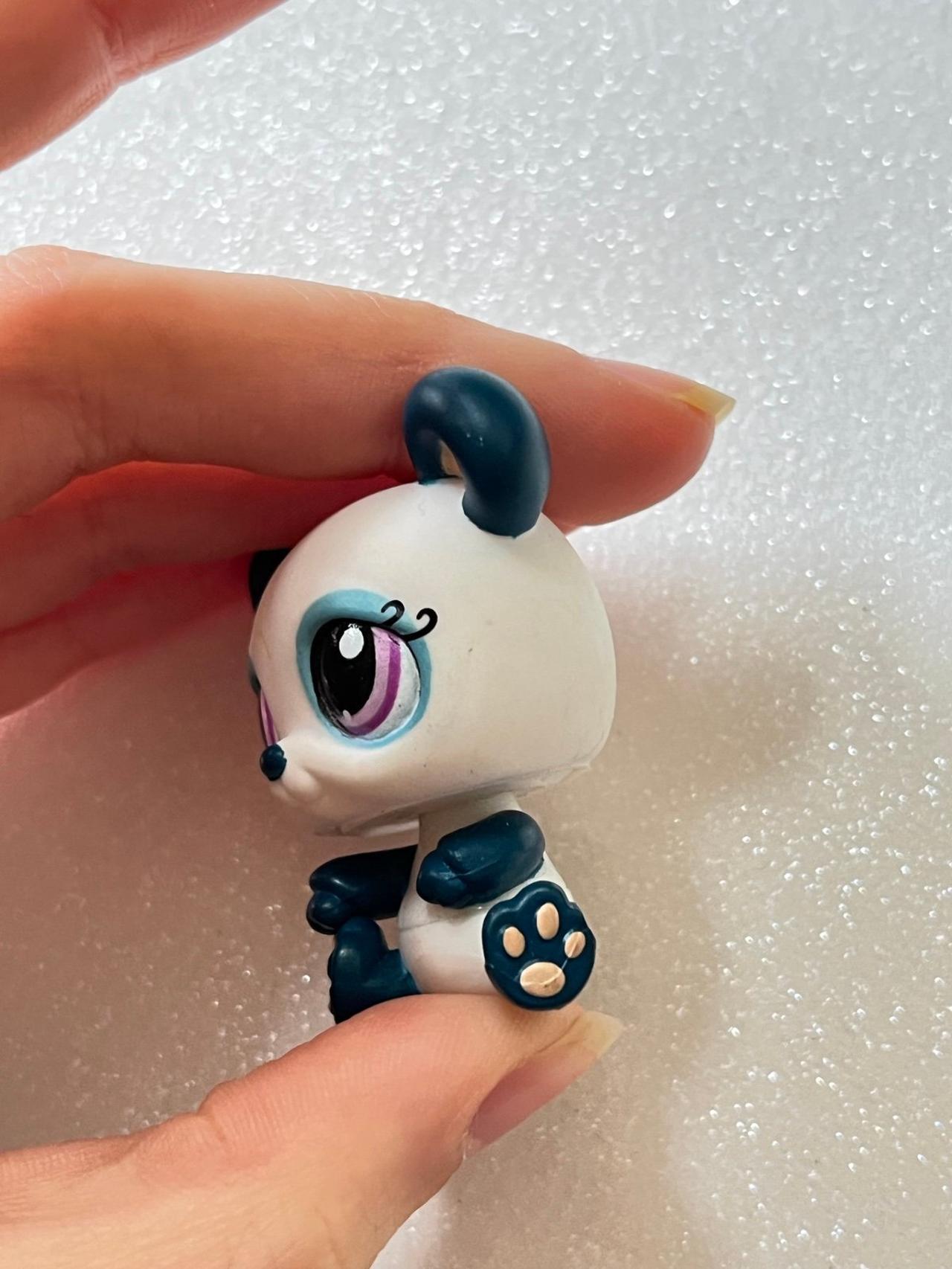 Littlest Pet Shop LPS Blue Panda #1021 2005+ READ — image 3