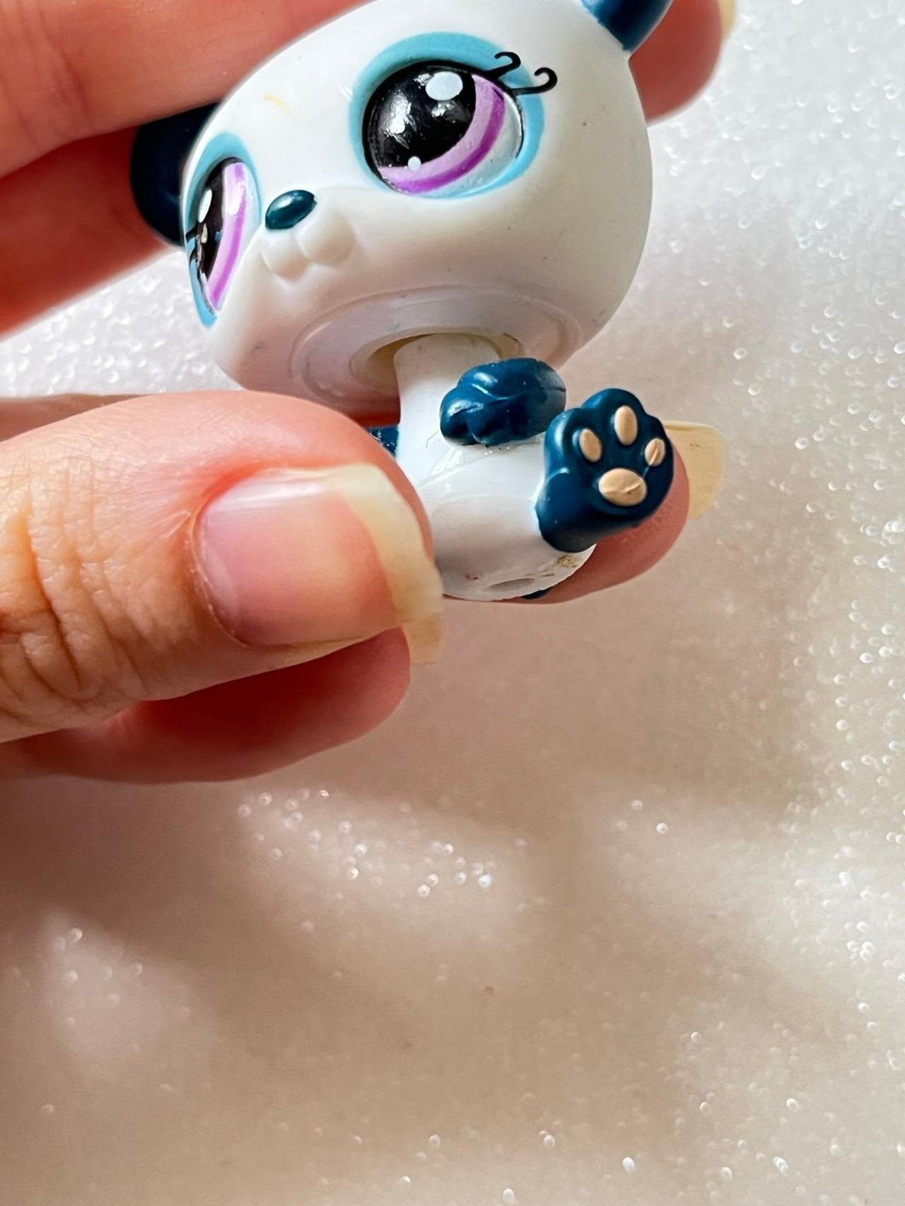Littlest Pet Shop LPS Blue Panda #1021 2005+ READ — image 4