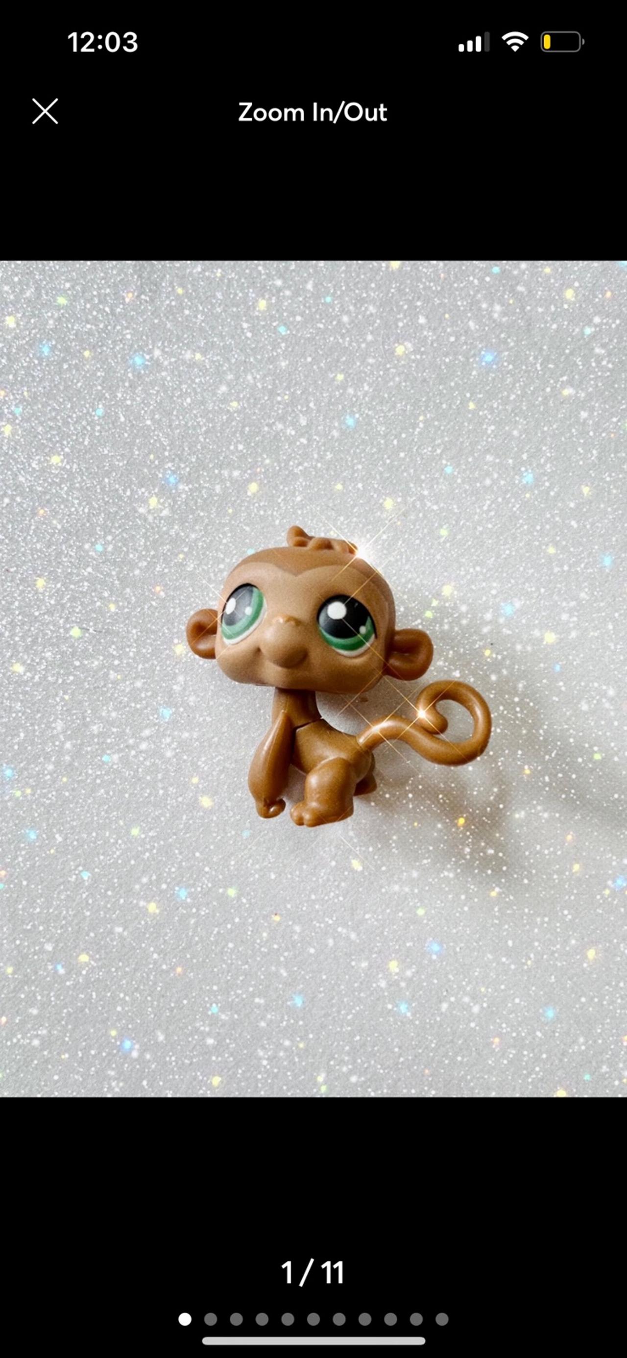 Littlest Pet Shop LPS Brown Monkey #56 2004-2005 READ