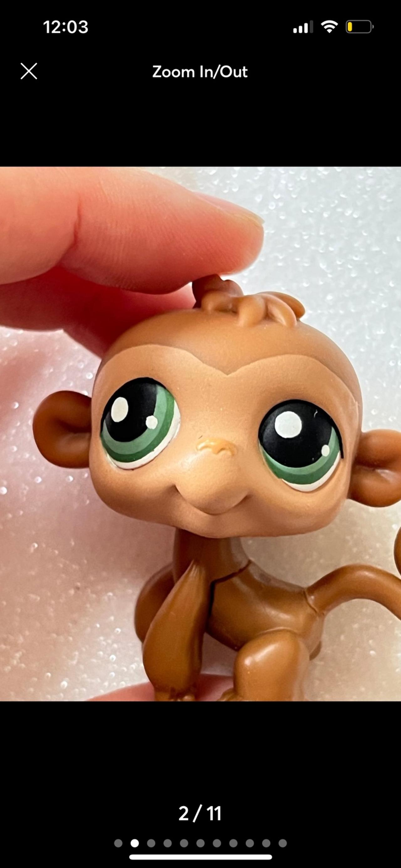 Littlest Pet Shop LPS Brown Monkey #56 2004-2005 READ — image 2