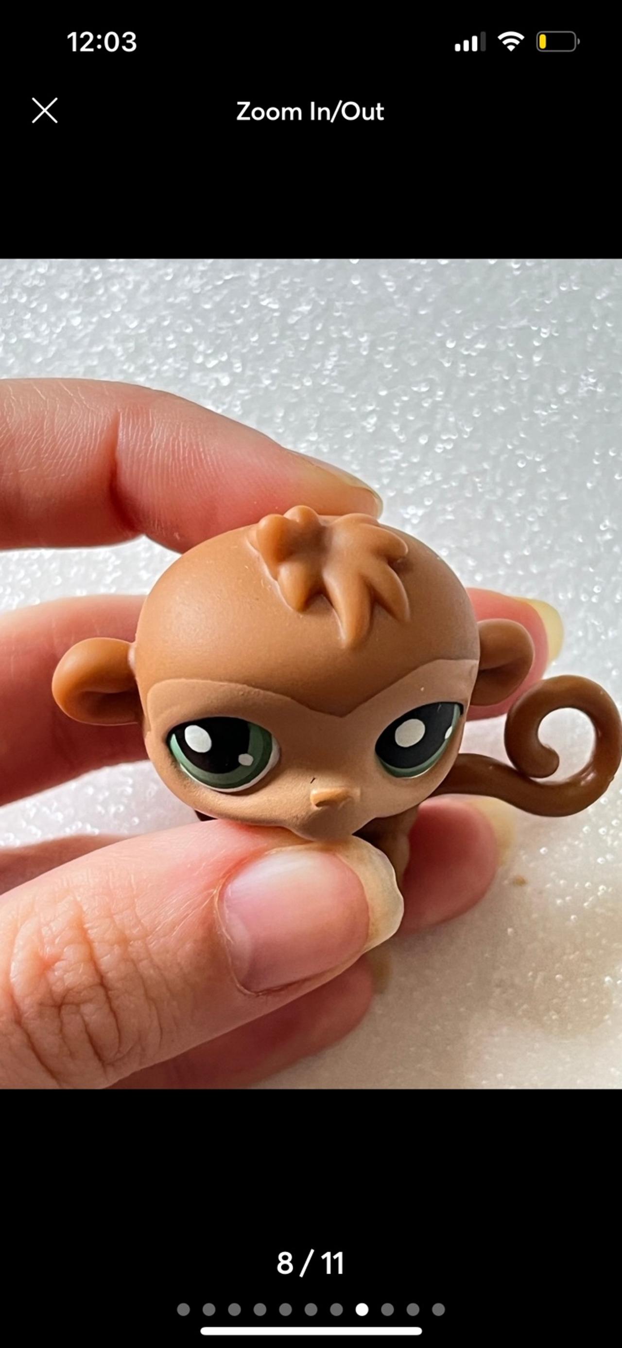 Littlest Pet Shop LPS Brown Monkey #56 2004-2005 READ — image 8
