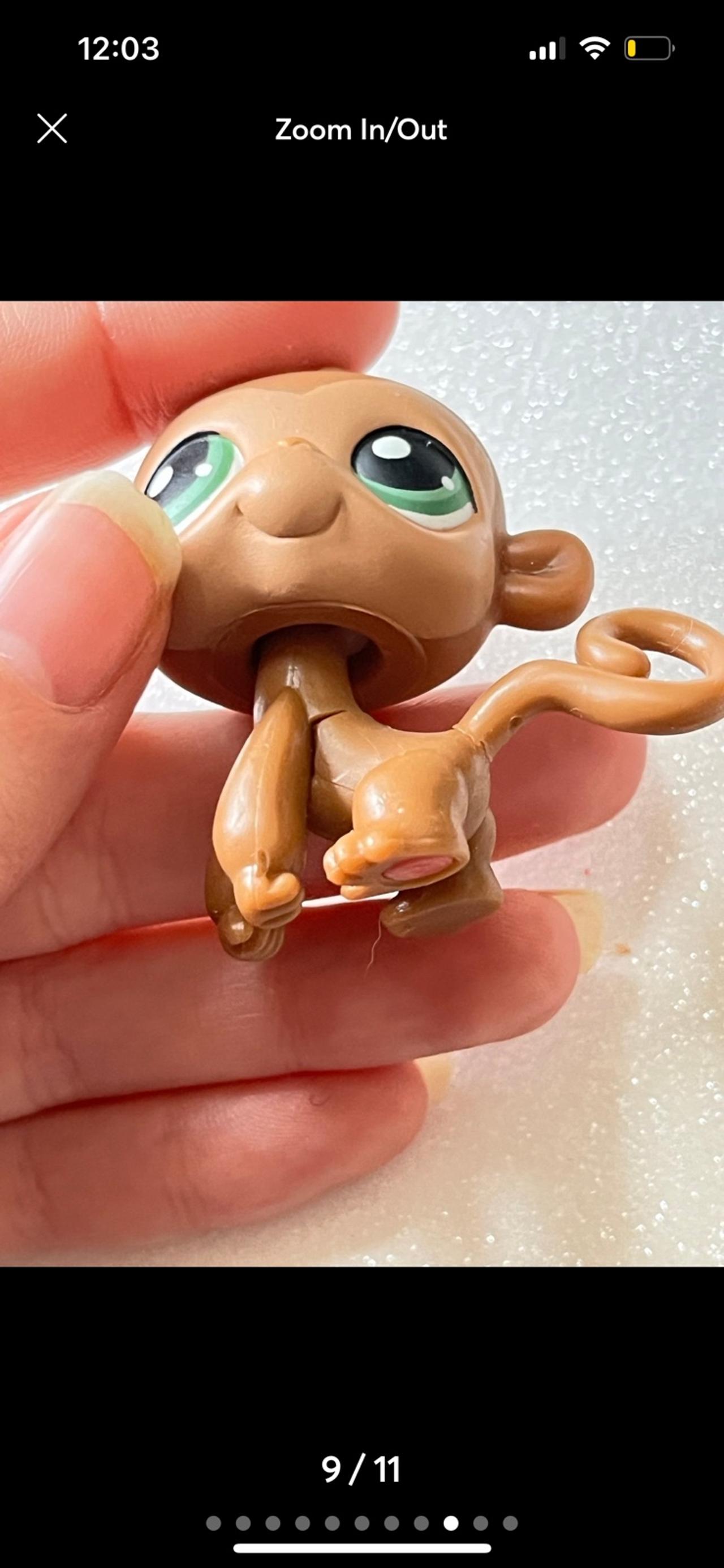 Littlest Pet Shop LPS Brown Monkey #56 2004-2005 READ — image 9