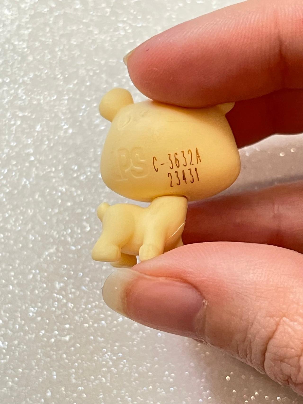 Littlest Pet Shop LPS MINI Yellow Bear 1-2” Figure 2018 READ — image 5