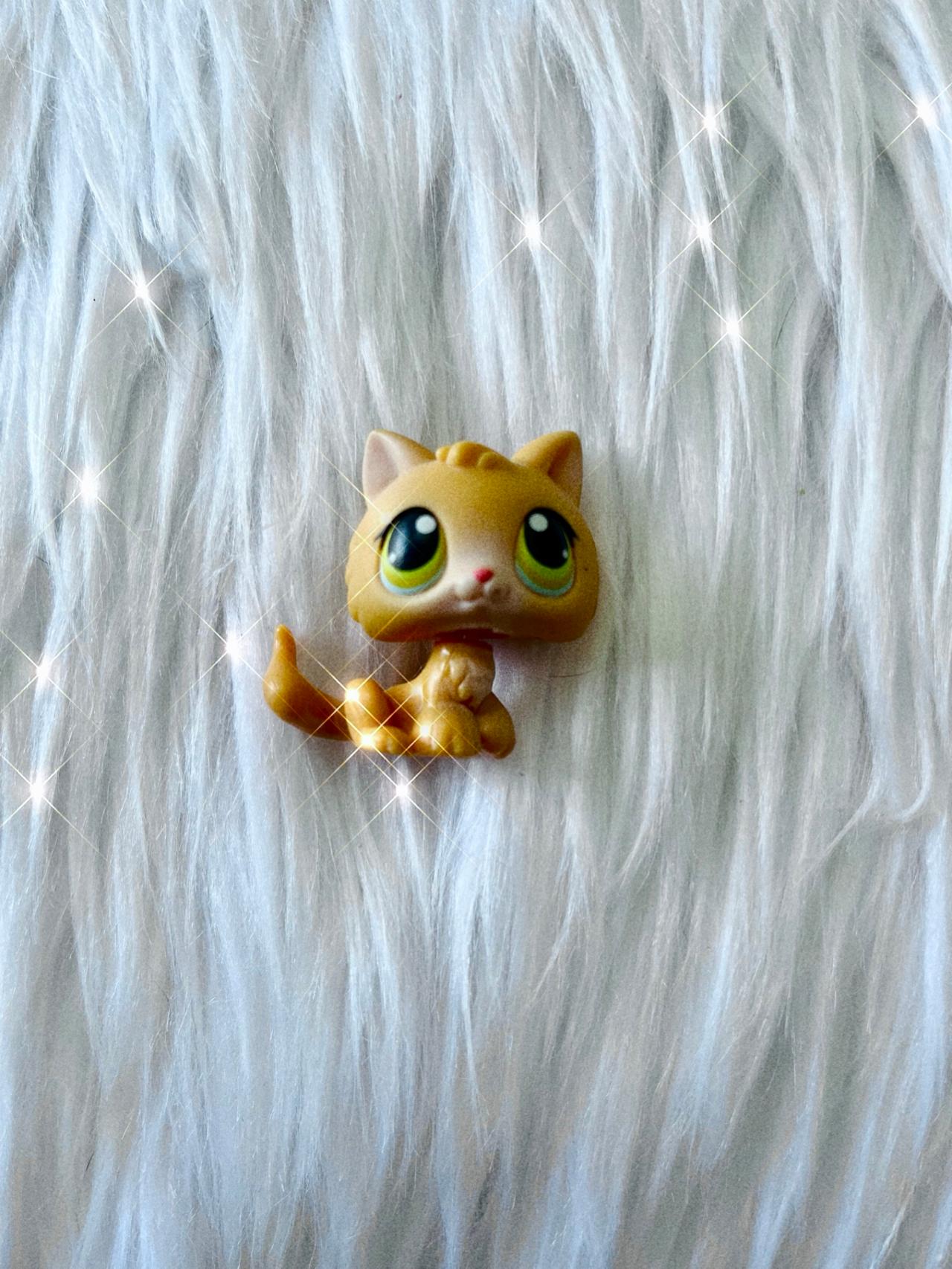 Littlest Pet Shop LPS Orange Kitten #86 2004-2005 READ