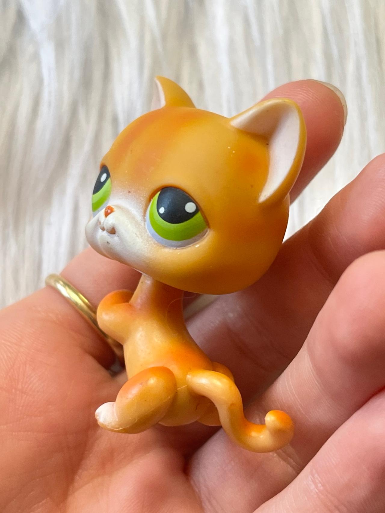 Littlest Pet Shop LPS Orange Striped Tabby Cat #11 2004-2005 READ — image 7