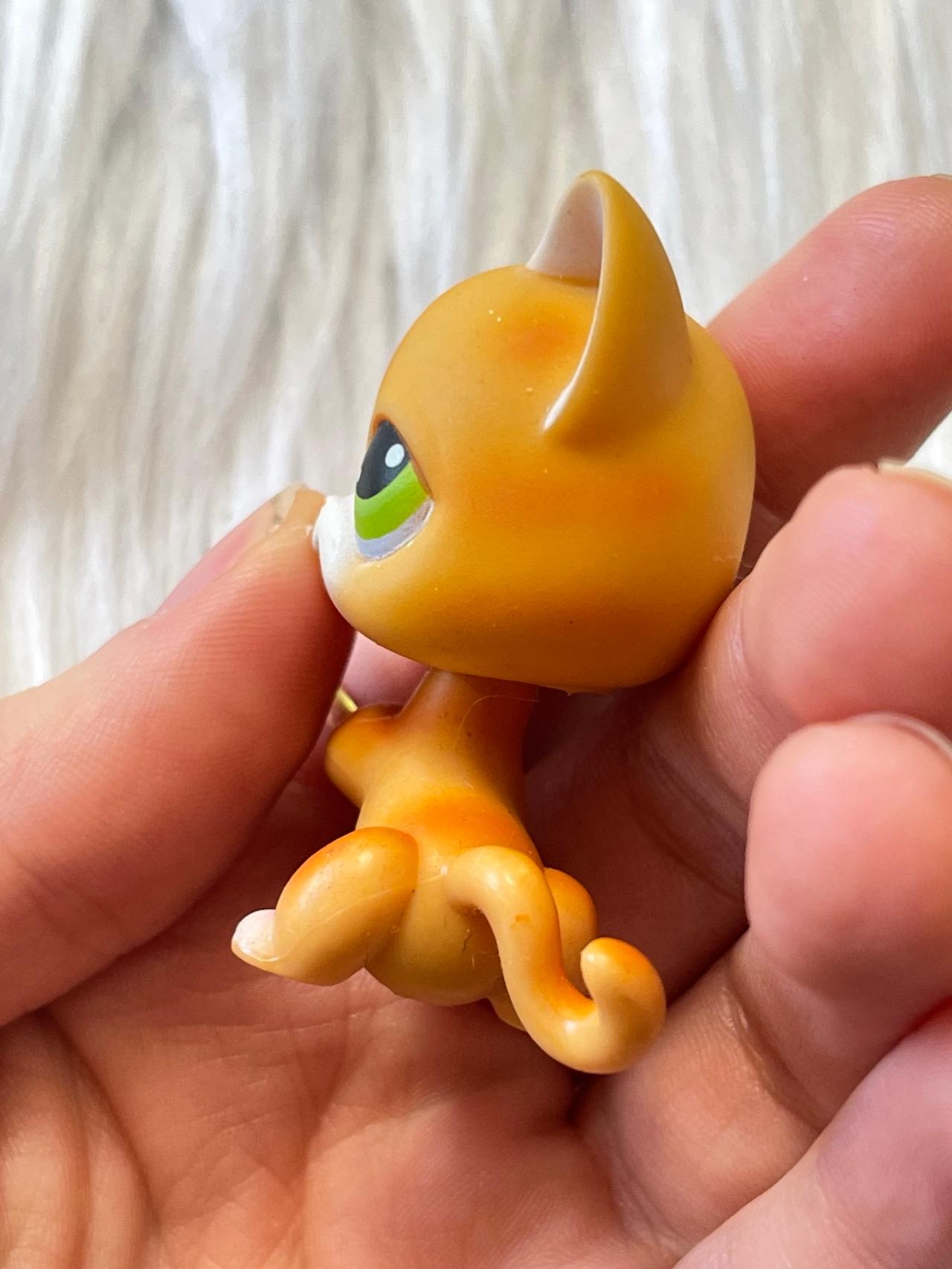 Littlest Pet Shop LPS Orange Striped Tabby Cat #11 2004-2005 READ — image 8