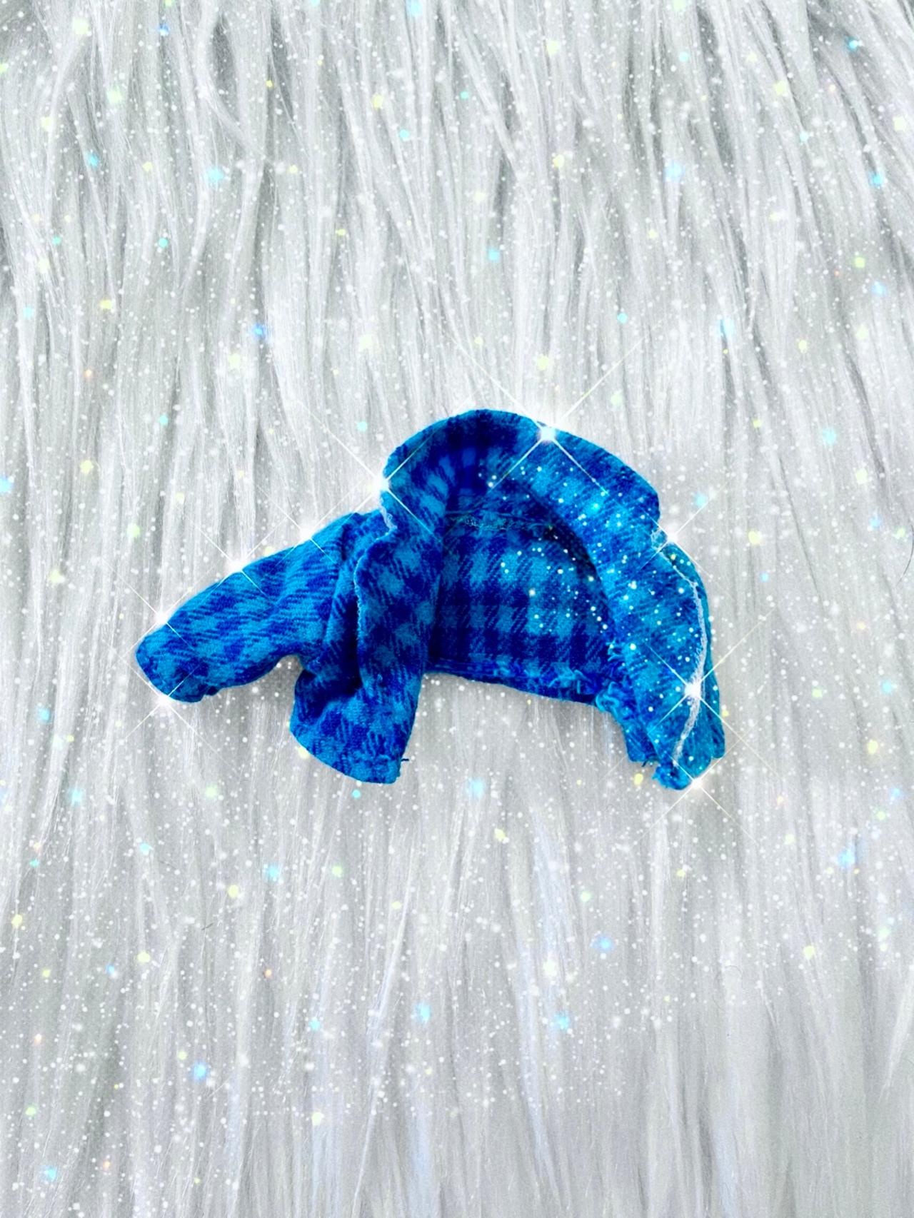 LOL OMG Class Prez Blue Plaid Blazer READ