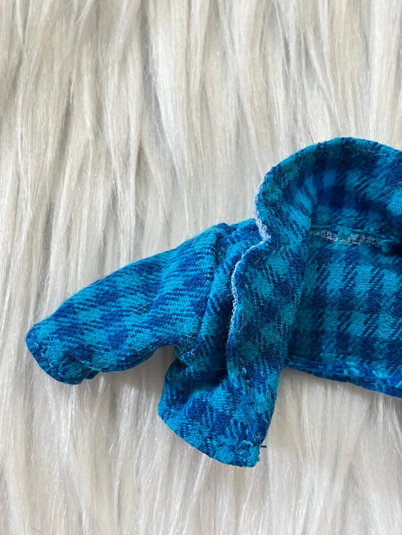 LOL OMG Class Prez Blue Plaid Blazer READ — image 2