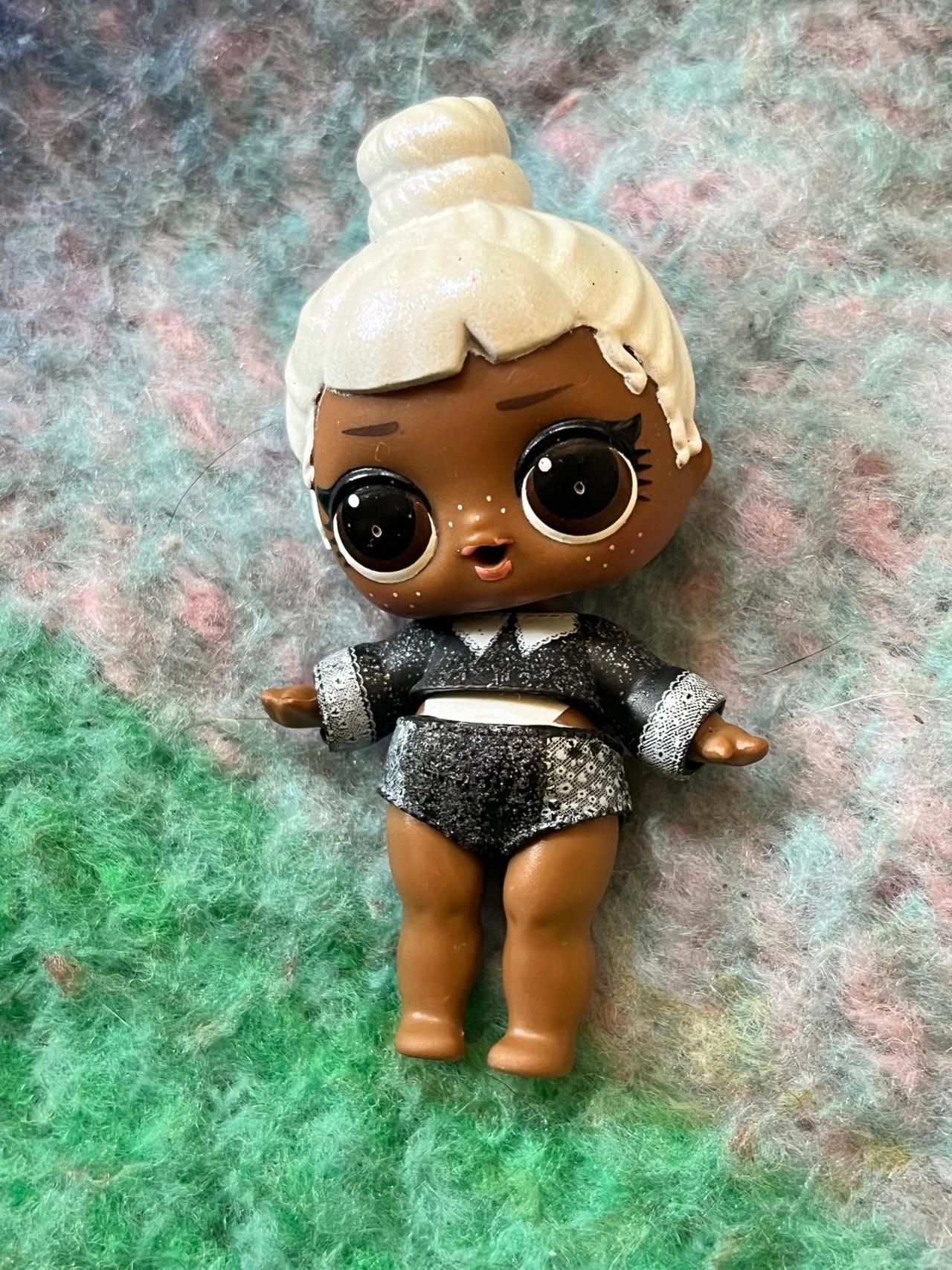 Lol Surprise Doll White Hair White Leotard