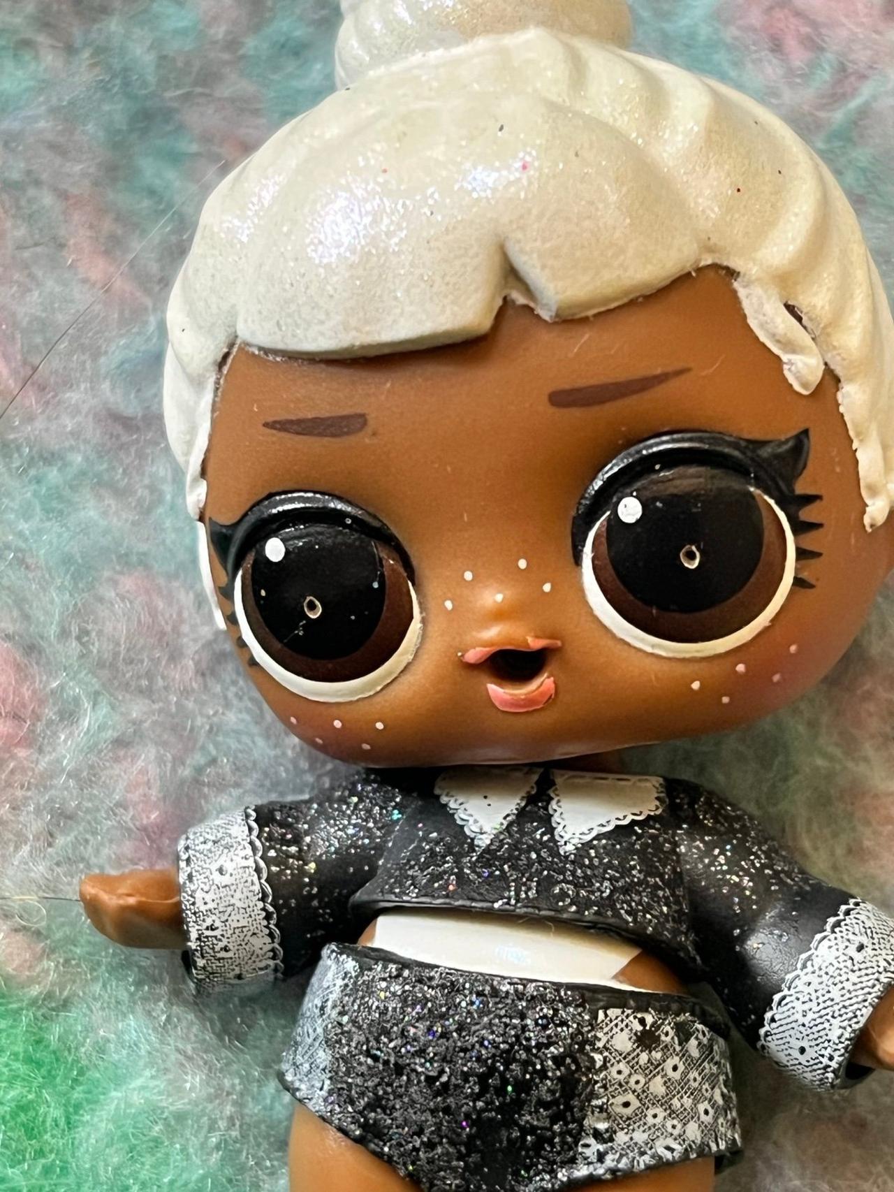 Lol Surprise Doll White Hair White Leotard — image 6