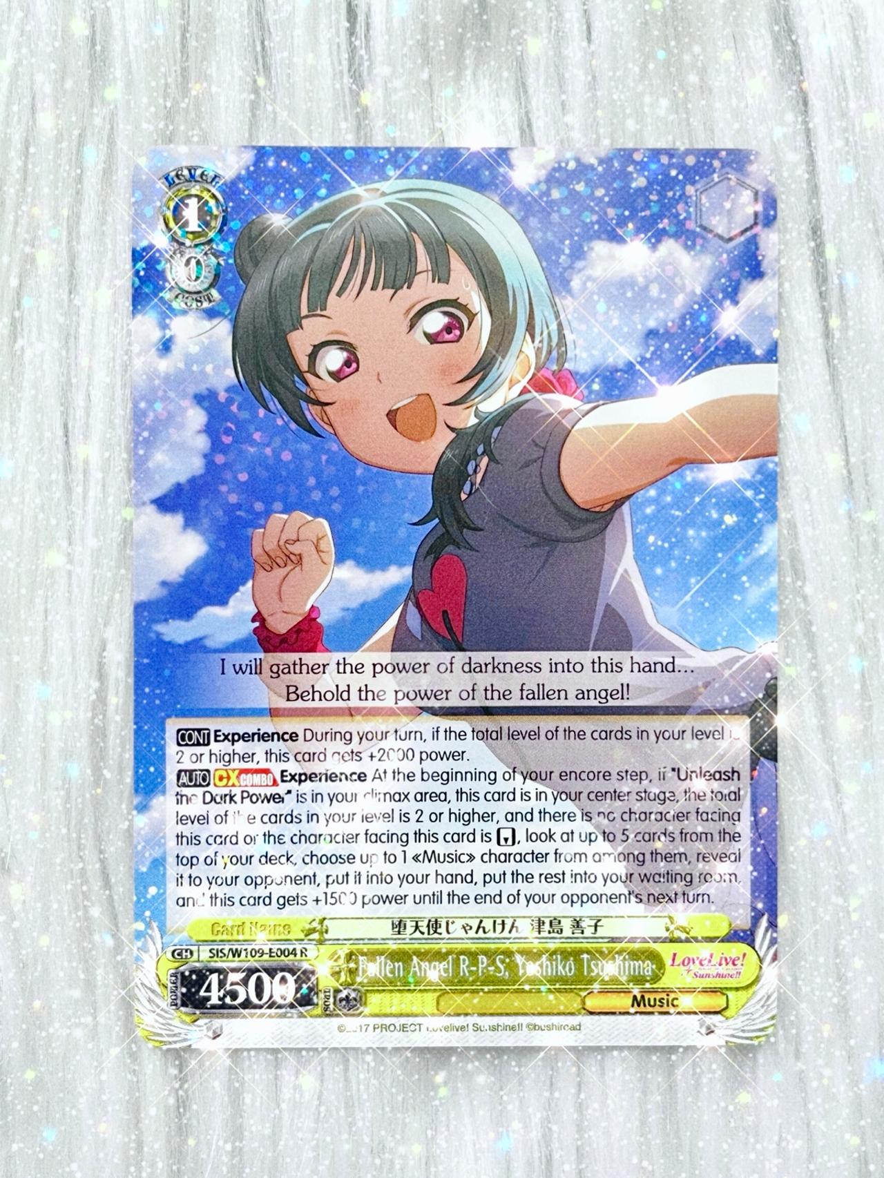 Love Live School Idol Project WEISS TCG Fallen Angel RPS Yoshiko W109-E004 ENG