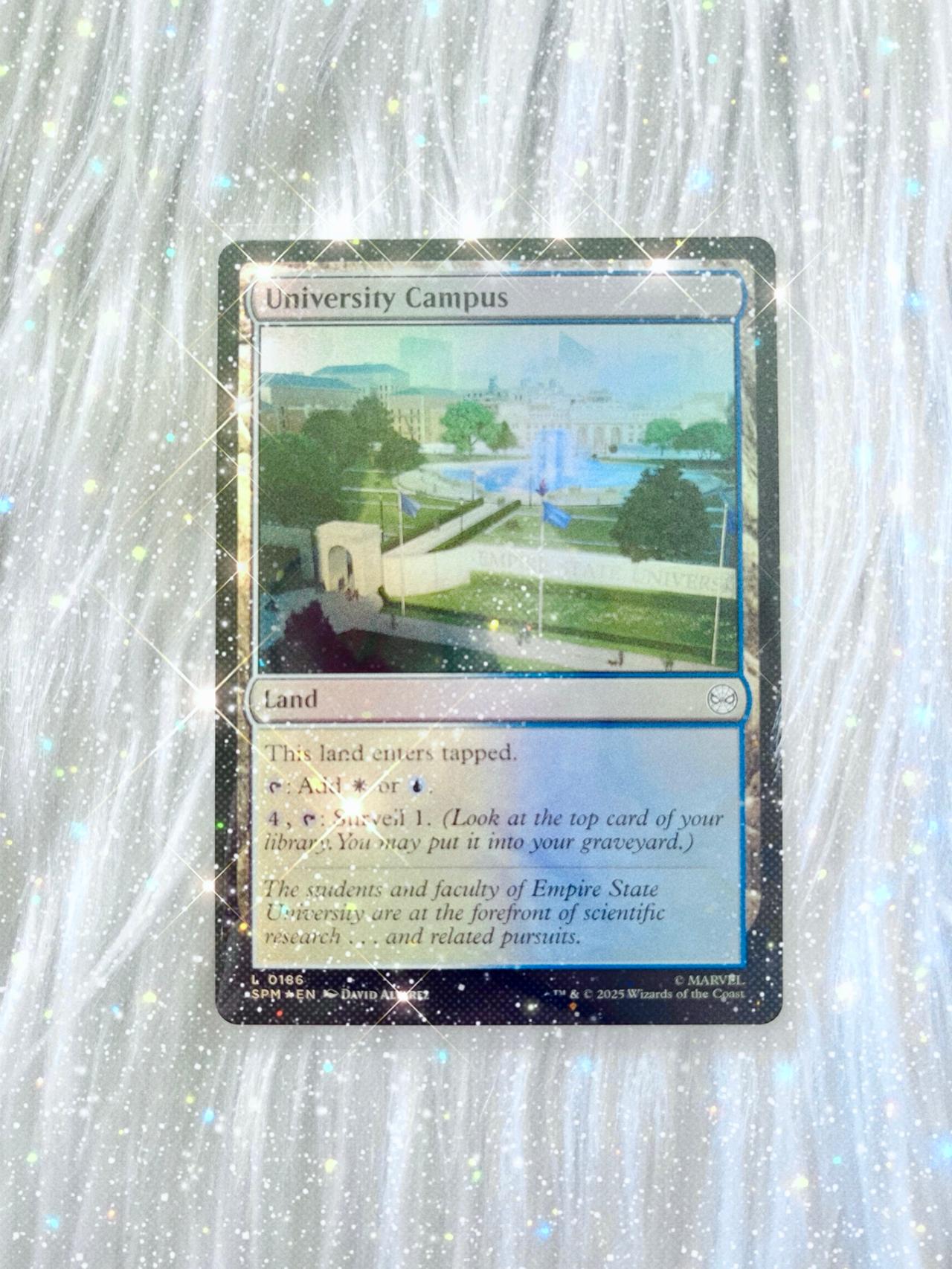 Magic the Gathering x Spider Man TCG 2025 University Campus L0186 Foil