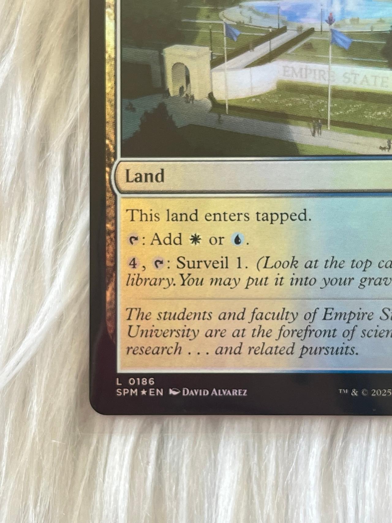 Magic the Gathering x Spider Man TCG 2025 University Campus L0186 Foil — image 2