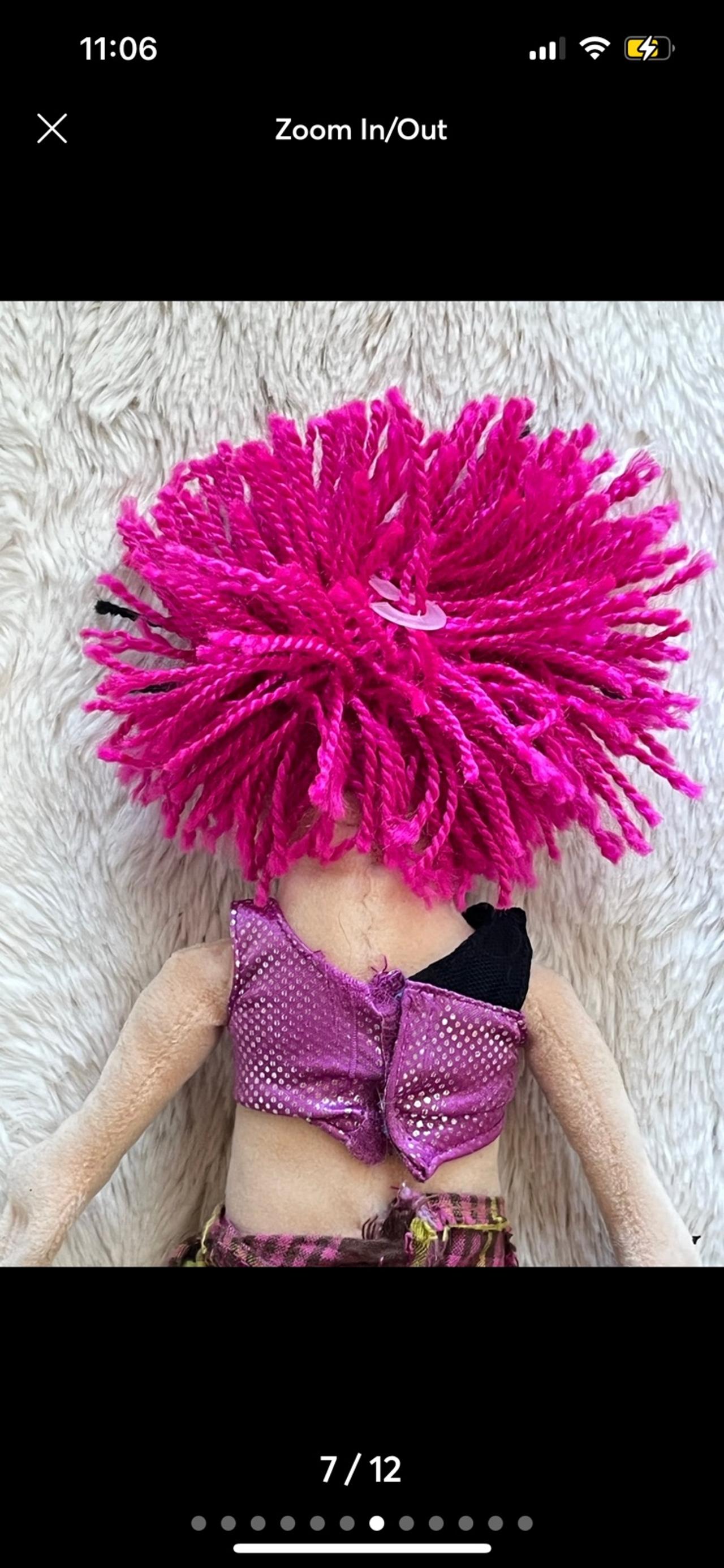Manhattan Toys “Groovy Girls” Punk Rock Raina Plush Doll Complete GWOT READ — image 7