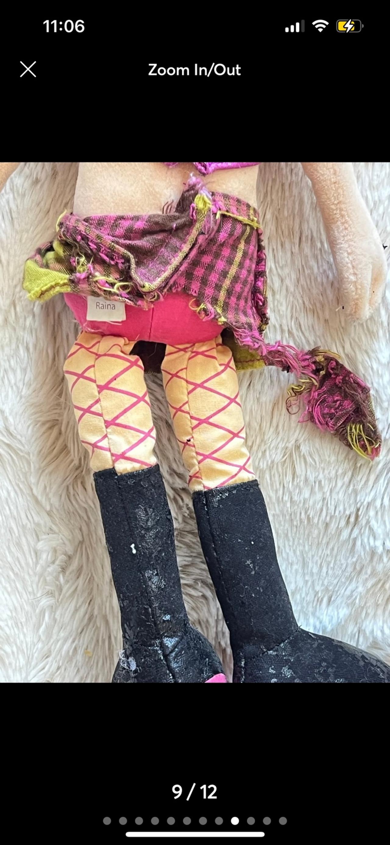 Manhattan Toys “Groovy Girls” Punk Rock Raina Plush Doll Complete GWOT READ — image 9