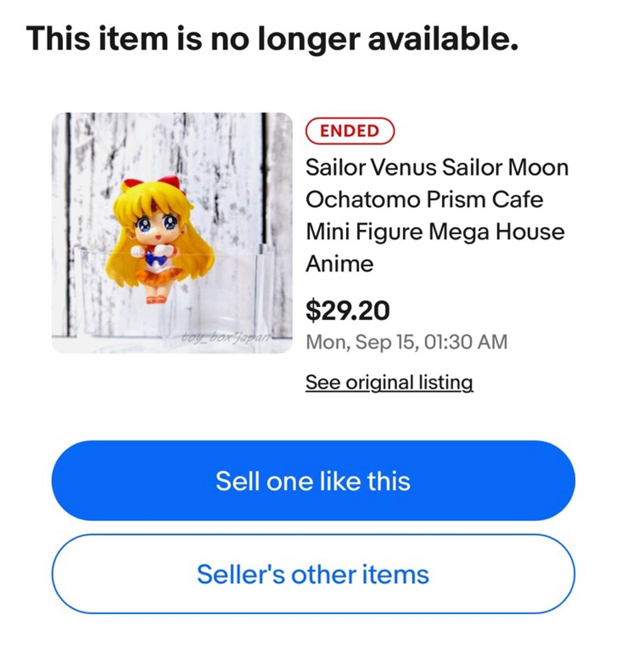 Mega House Prism Cafe Sailor Moon, Venus Ochatomo Figure DWOP READ — image 10