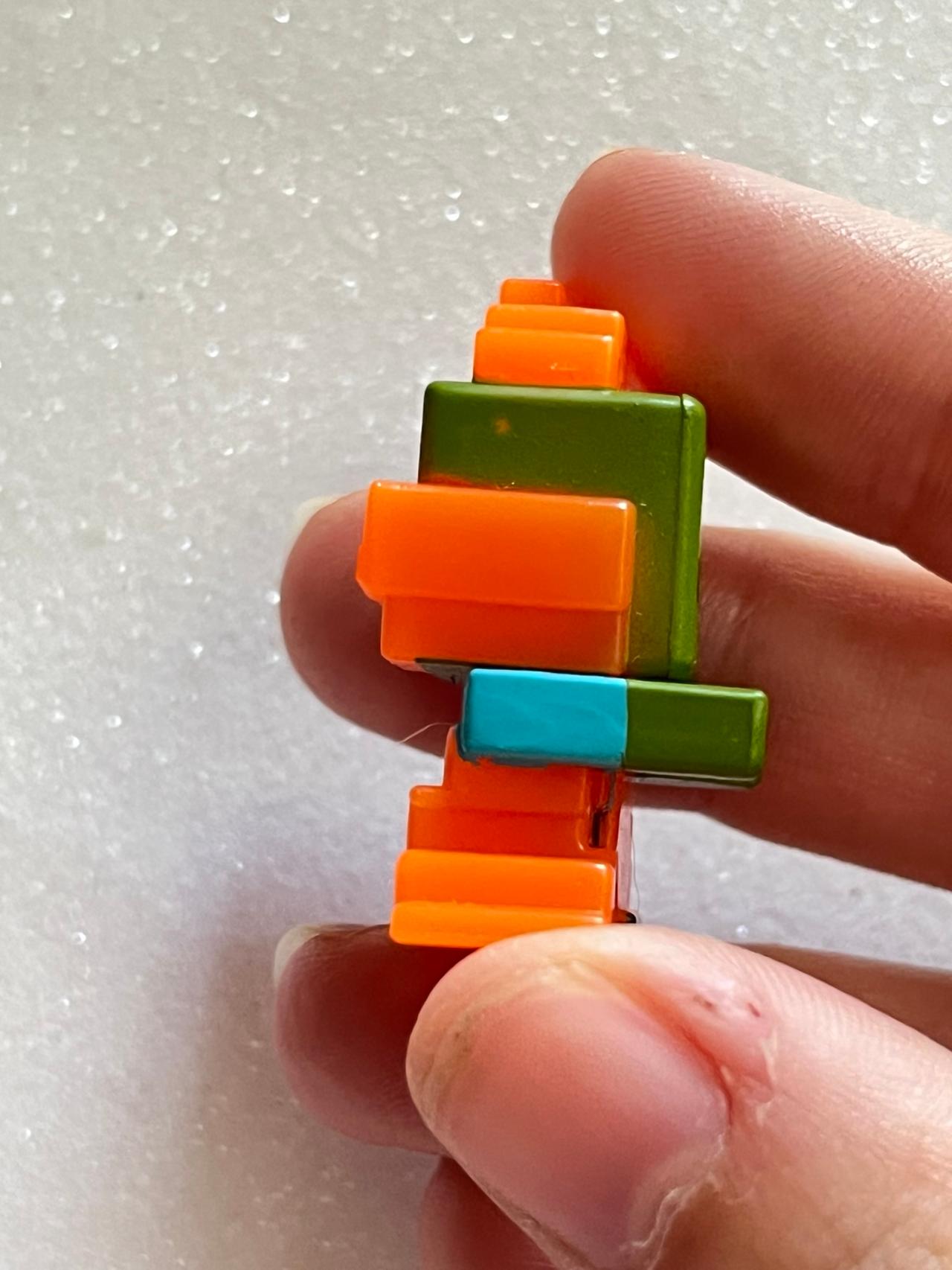 Minecraft Mini Series 3 Zombie in Flames Figure READ — image 3