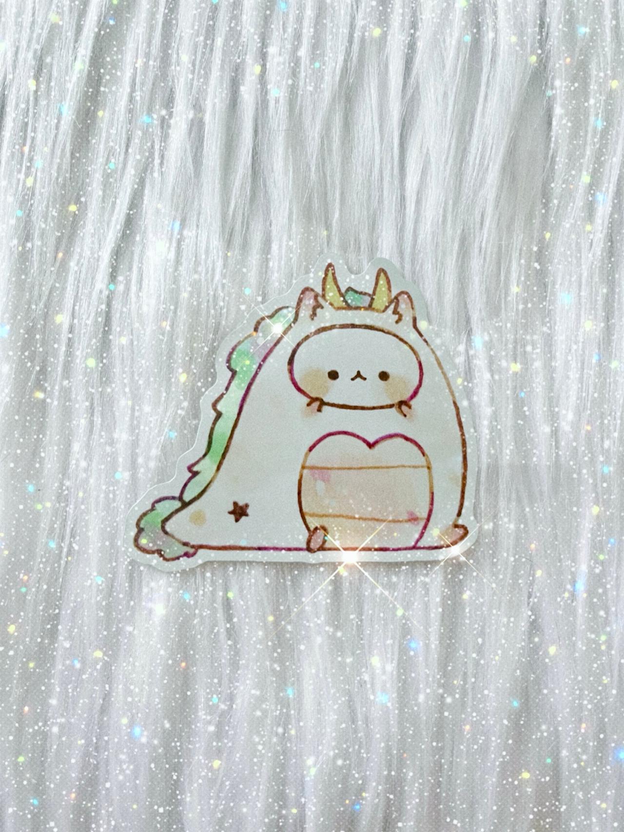 Mocha Mochi Cake Spirited Away Haku Single Sticker READ