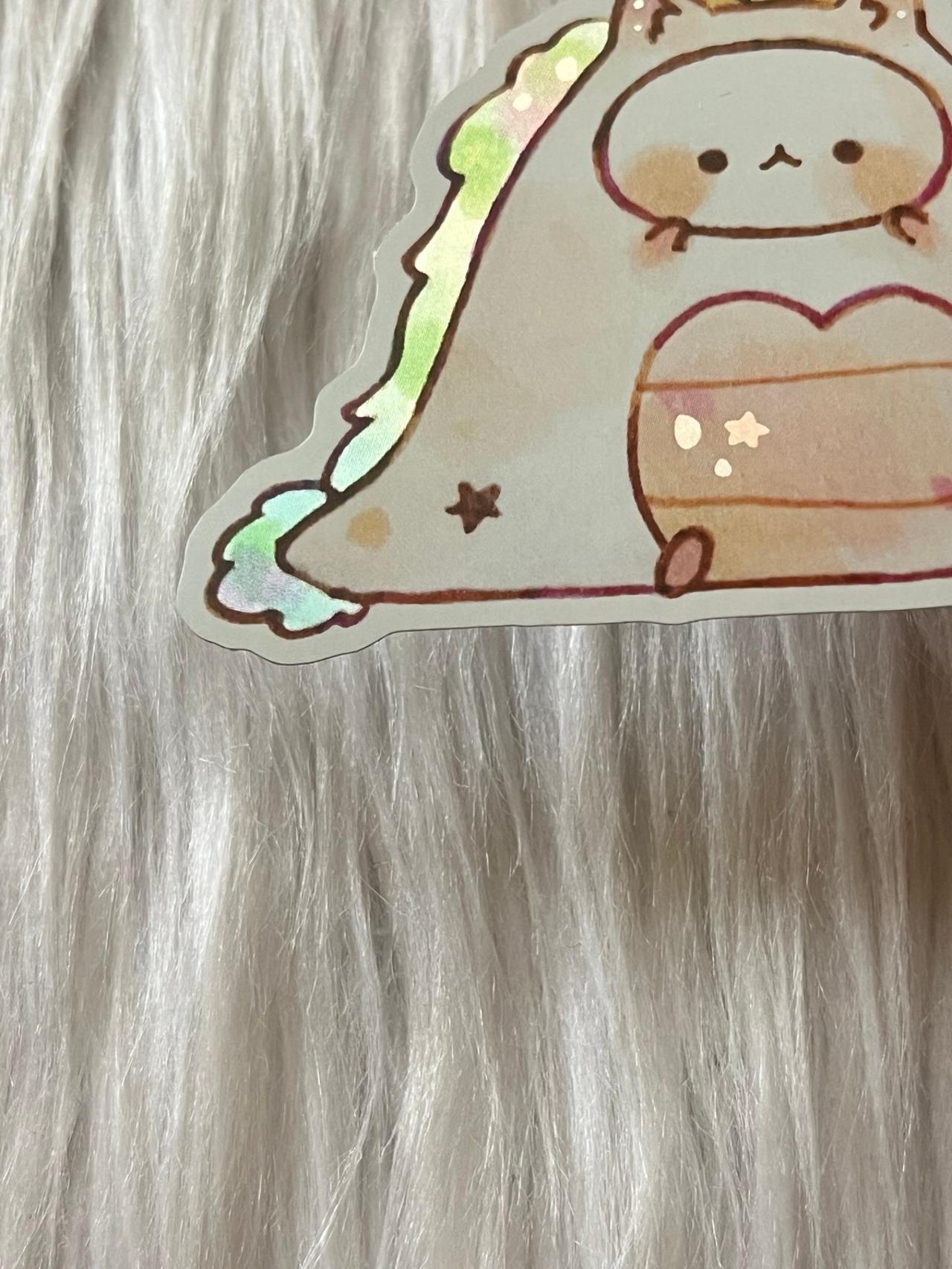 Mocha Mochi Cake Spirited Away Haku Single Sticker READ — image 3