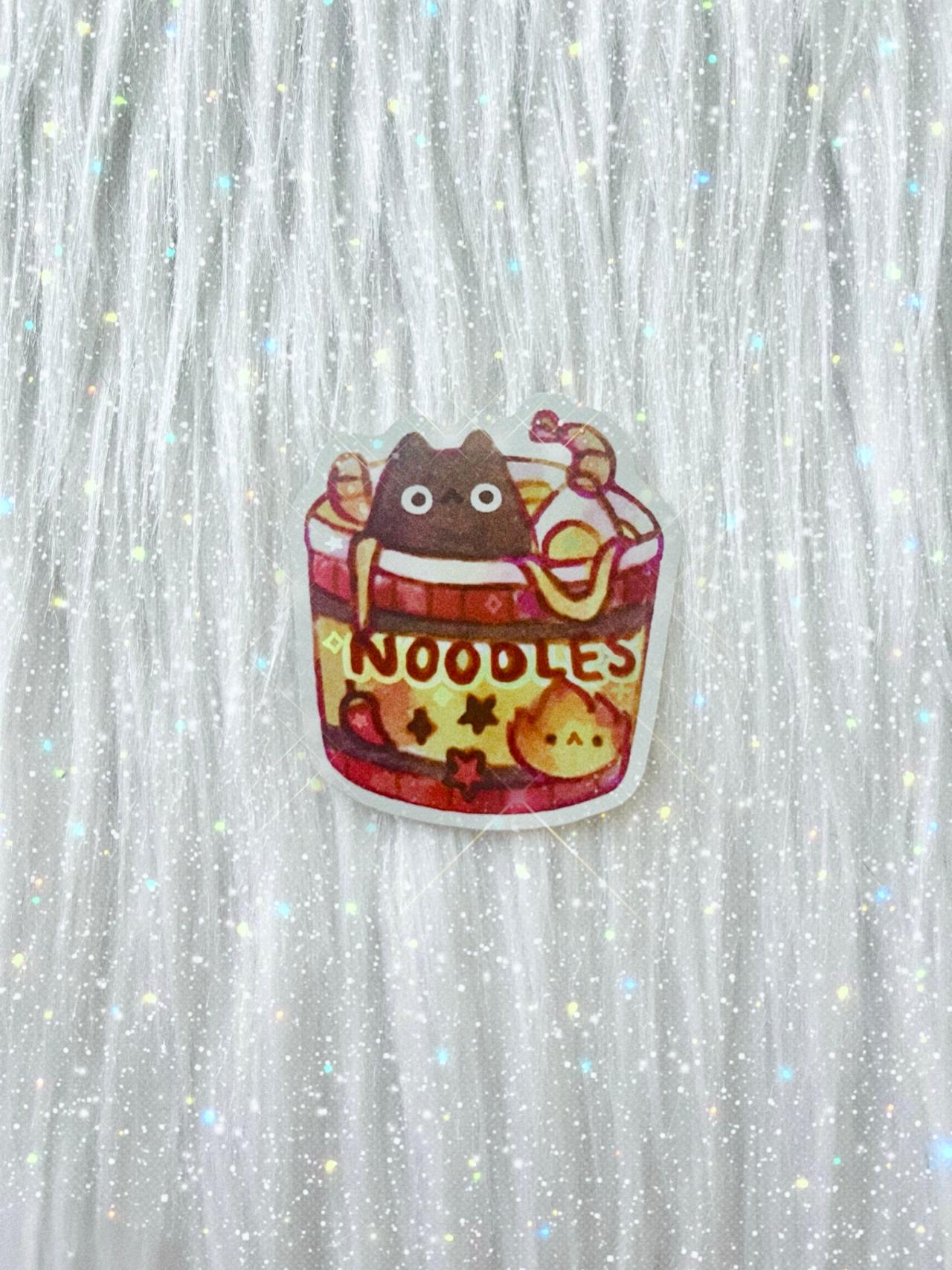 Mocha Mochi Cake Totoro Cup Noodles Single Sticker READ