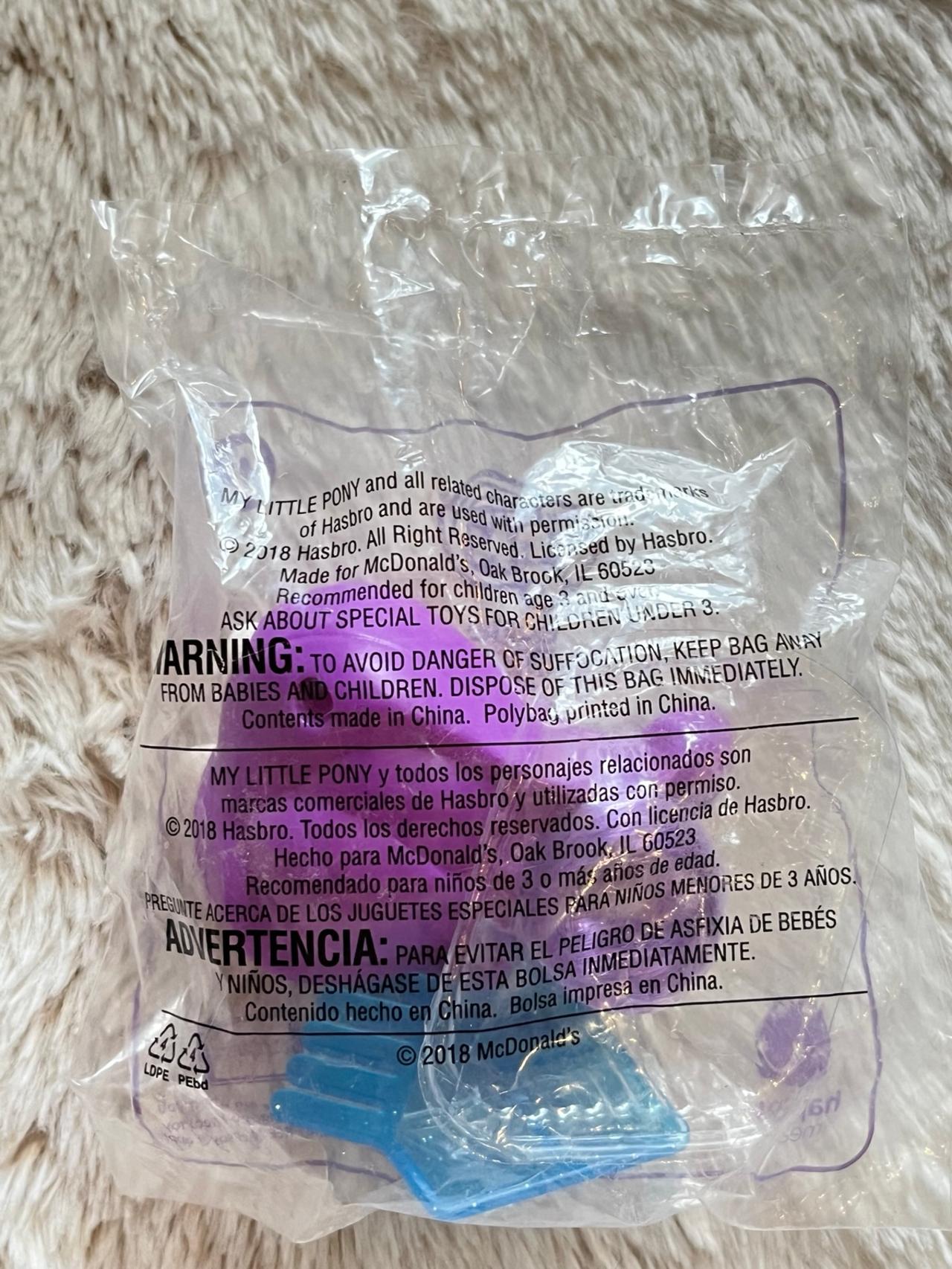 My Little Pony G4 McDonald’s Toy Rarity NIP READ — image 8
