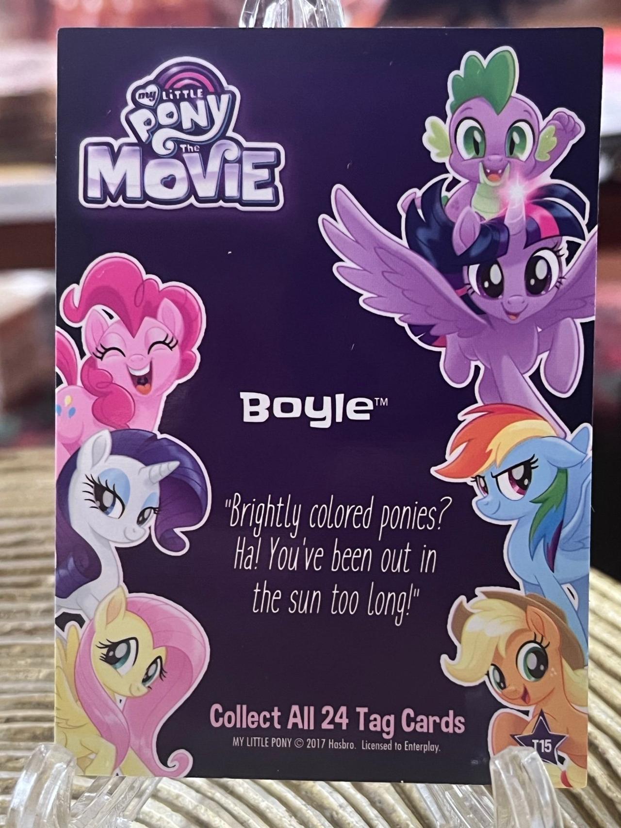 My Little Pony Movie 2017 Dog Tag Card Boyle T15 — image 5
