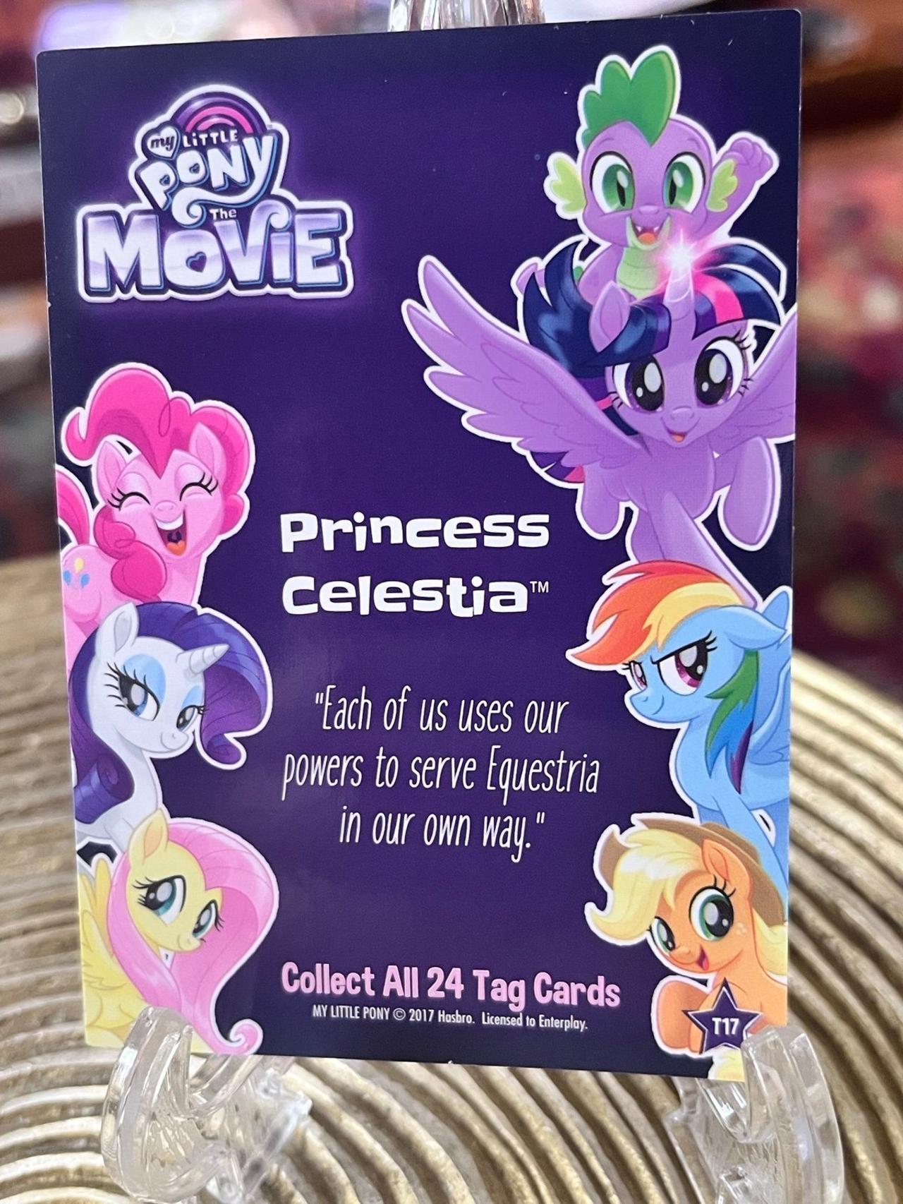 My Little Pony Movie 2017 Dog Tag Card Princess Celestia T17 — image 6