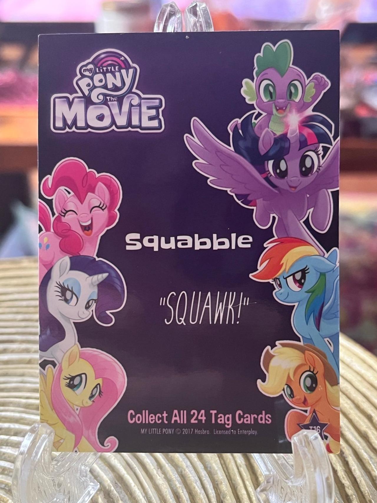 My Little Pony Movie 2017 Dog Tag Card Squabble T16 — image 7