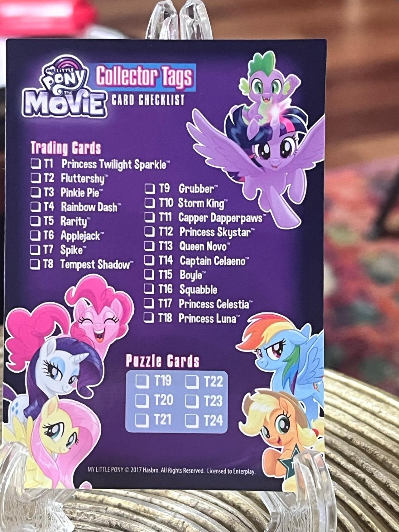 My Little Pony Movie 2017 Dog Tag Puzzle Card T19 — image 7