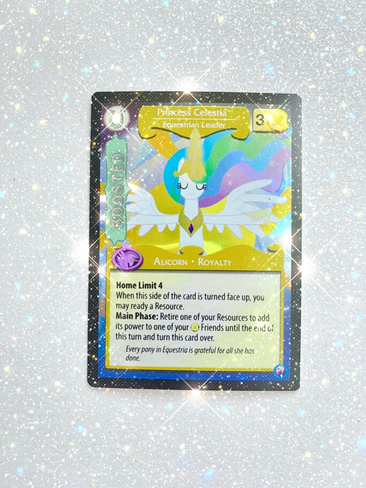 My Little Pony Trading Card Game 2016 Princess Celestia Equestrian Leader
