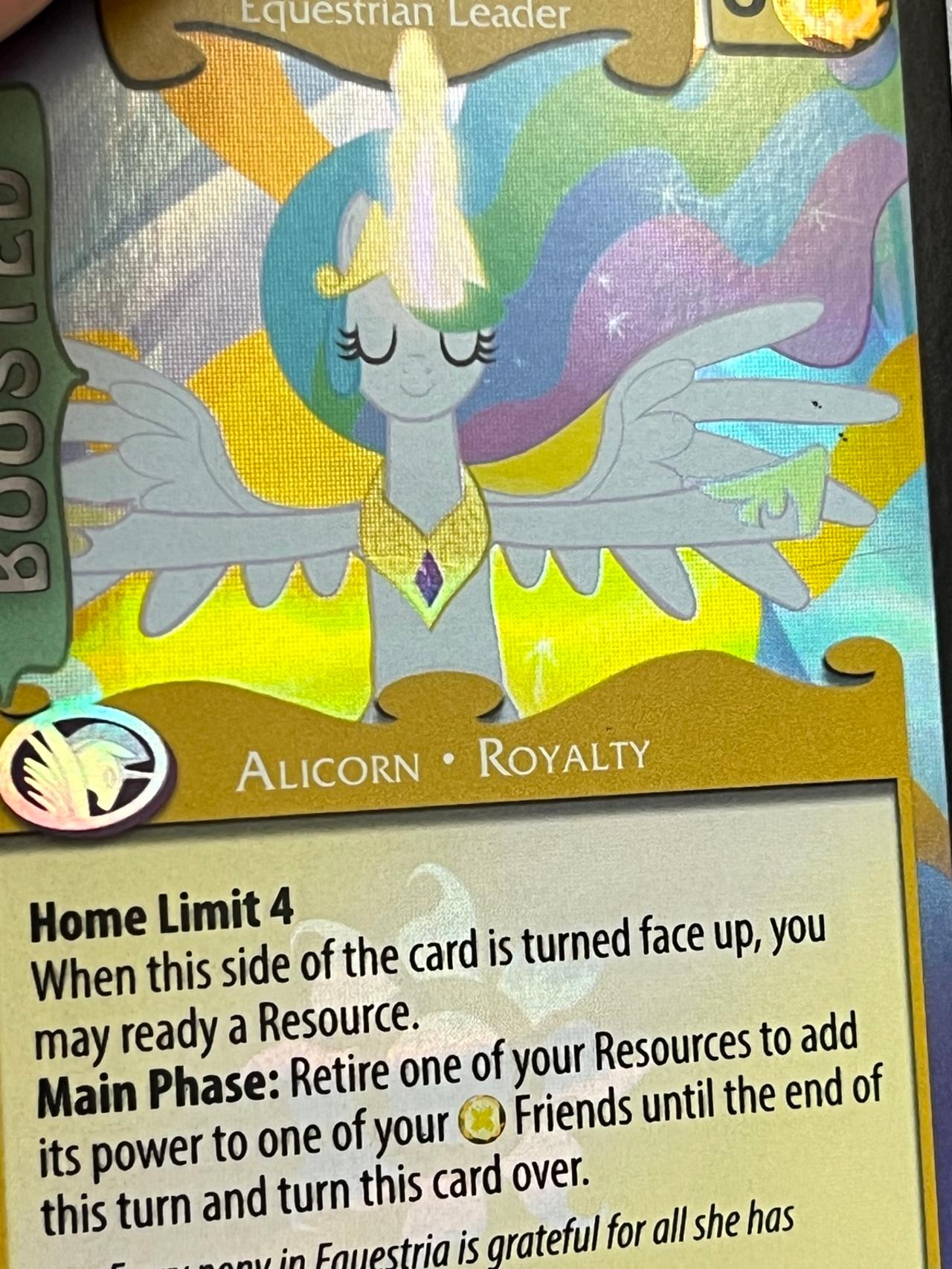 My Little Pony Trading Card Game 2016 Princess Celestia Equestrian Leader — image 5