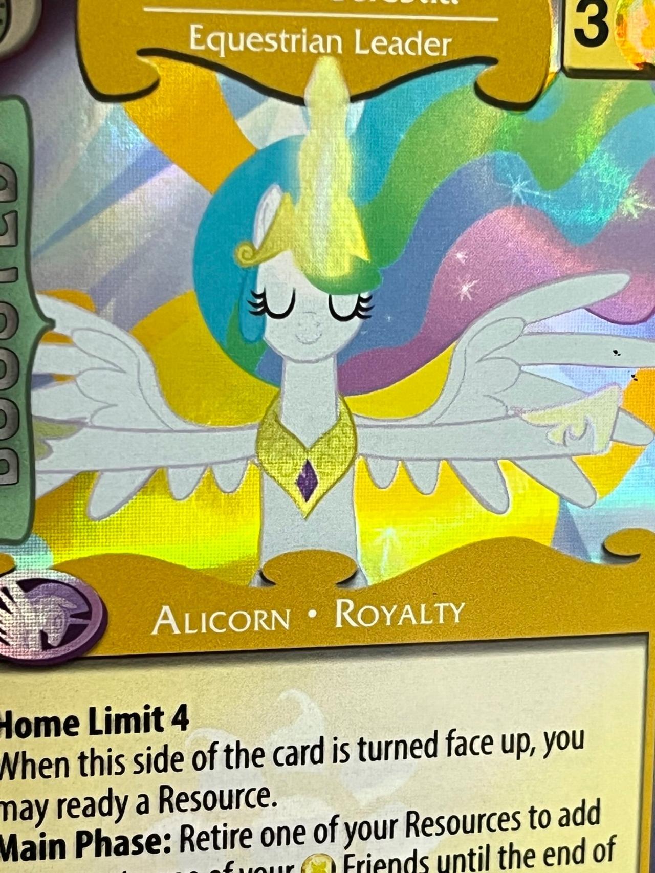 My Little Pony Trading Card Game 2016 Princess Celestia Equestrian Leader — image 6