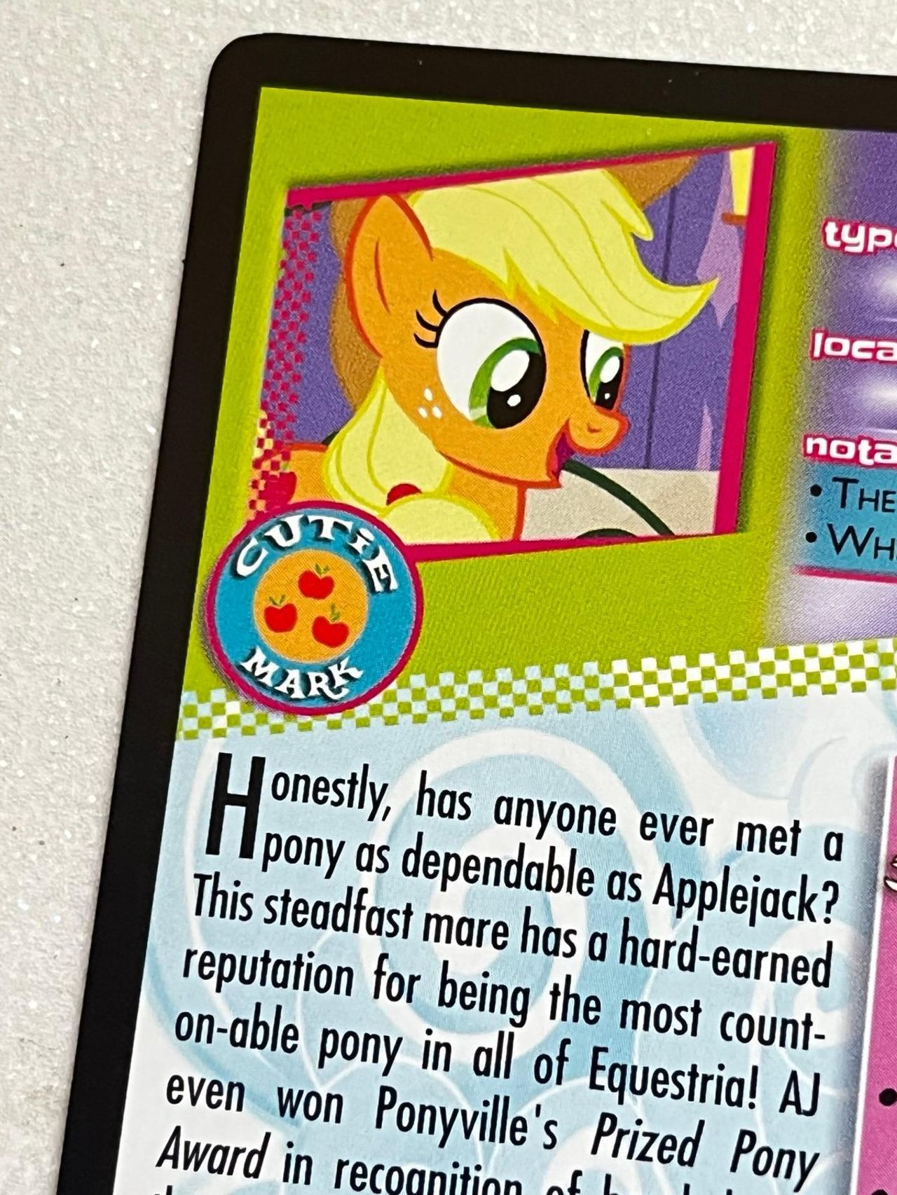 My Little Pony Trading Card Game 2017 Applejack #F6 — image 10