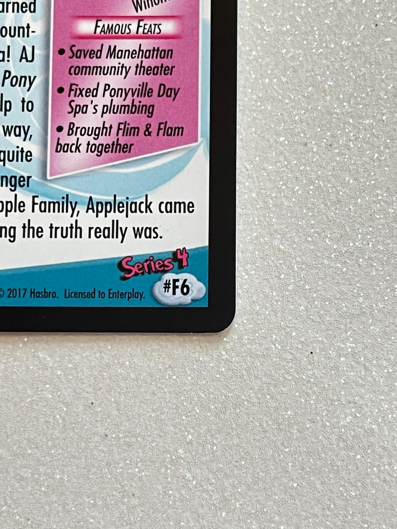 My Little Pony Trading Card Game 2017 Applejack #F6 — image 8
