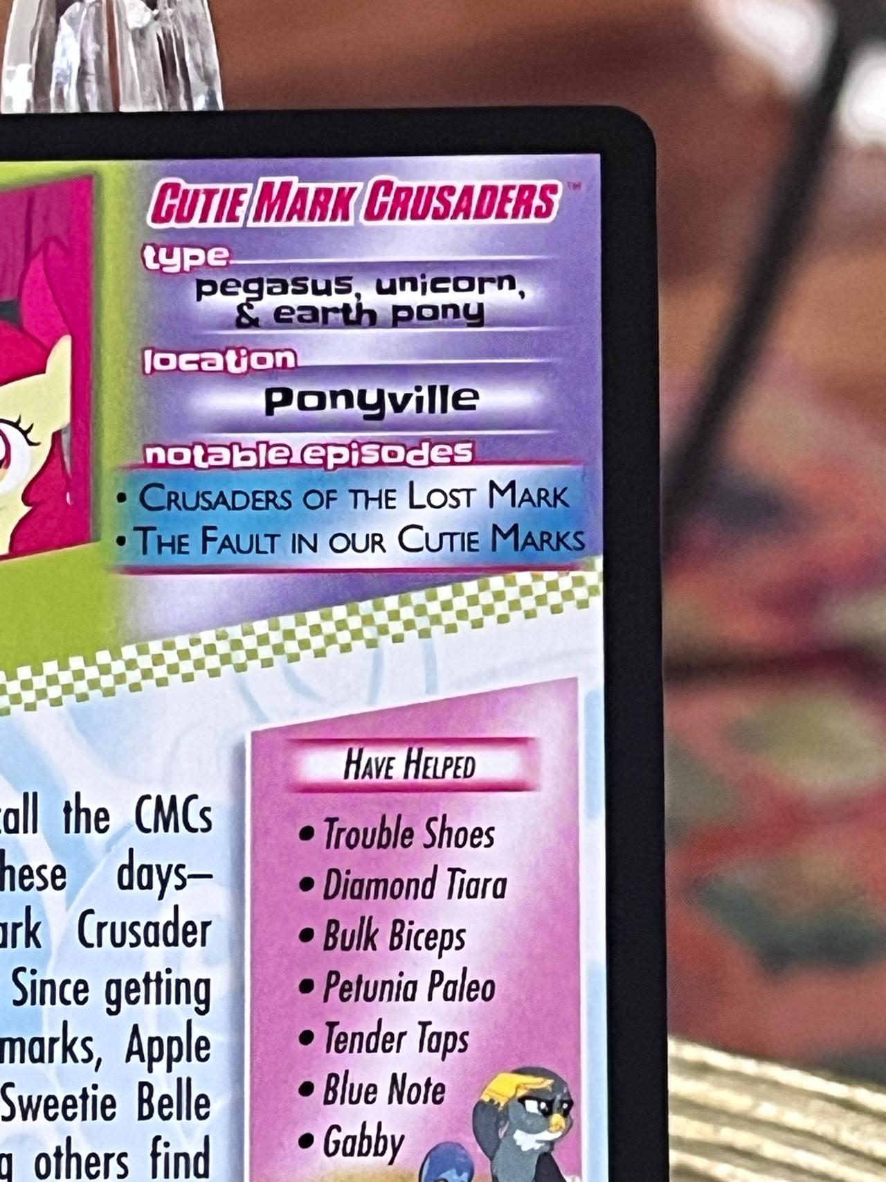 My Little Pony Trading Card Game 2017 Cutie Mark Crusaders #9 — image 8