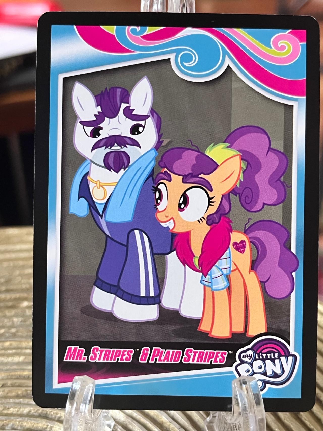 My Little Pony Trading Card Game 2017 Mr. Stripes & Plaid Stripes #29