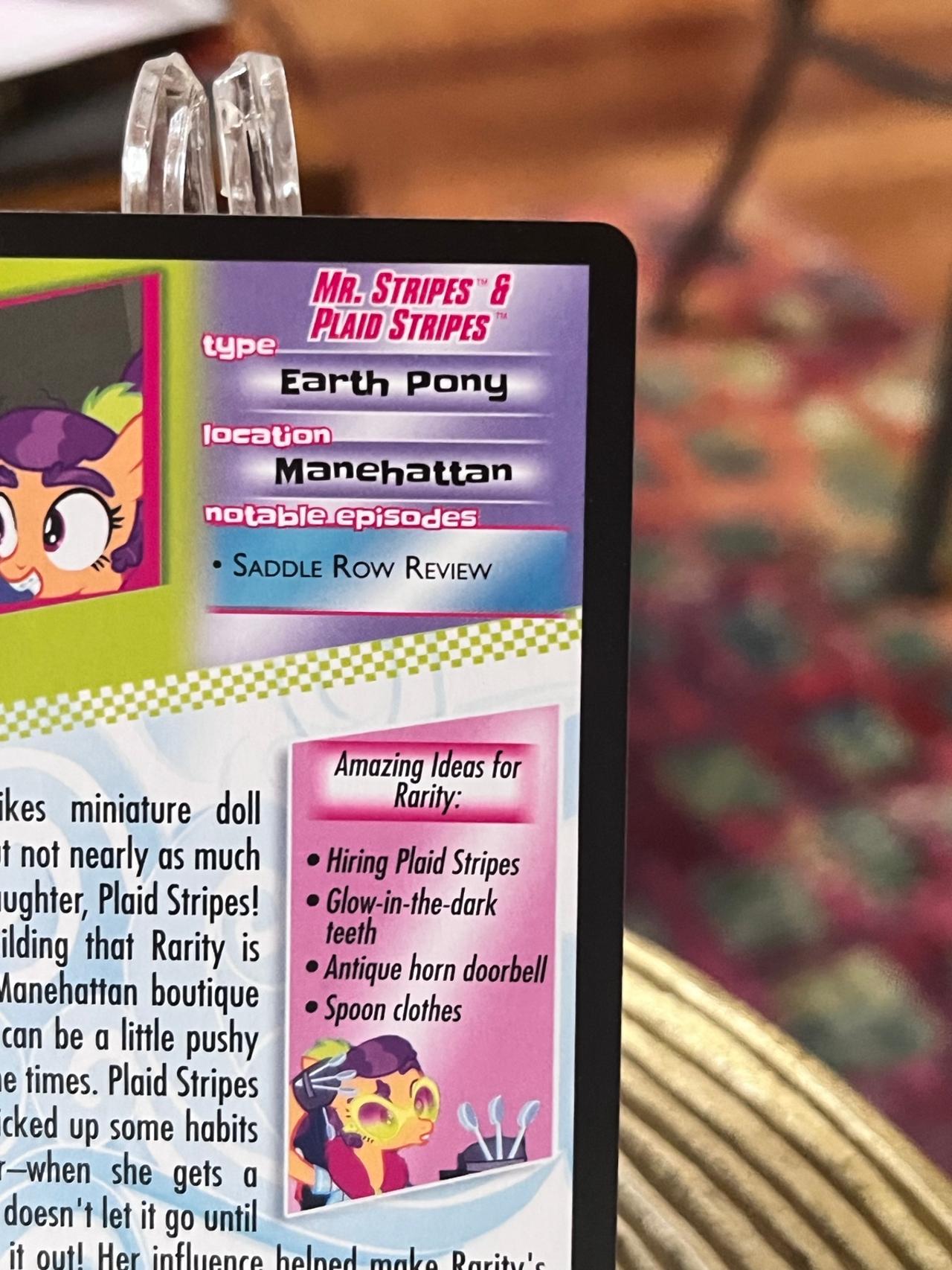 My Little Pony Trading Card Game 2017 Mr. Stripes & Plaid Stripes #29 — image 8