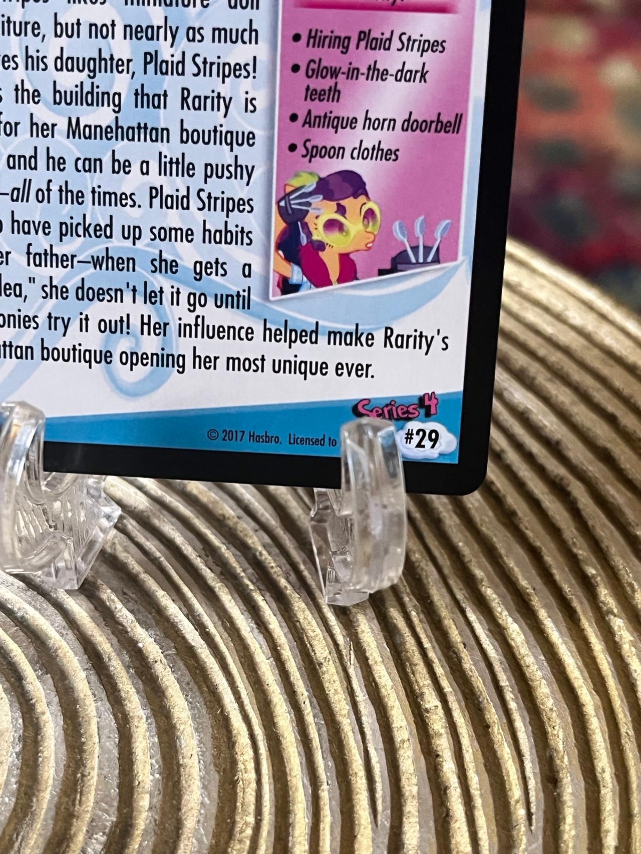 My Little Pony Trading Card Game 2017 Mr. Stripes & Plaid Stripes #29 — image 9