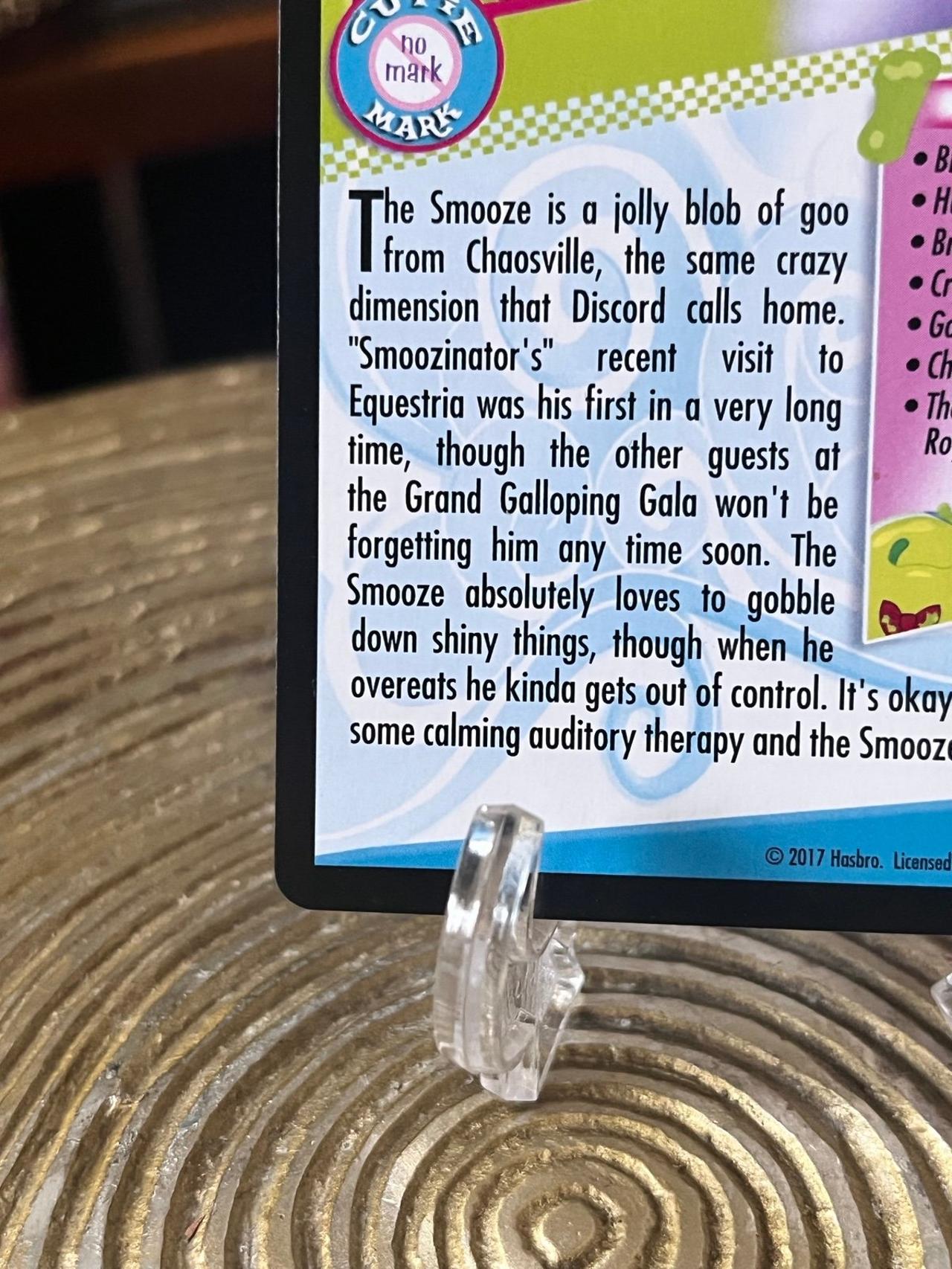 My Little Pony Trading Card Game 2017 The Smooze #20 — image 10