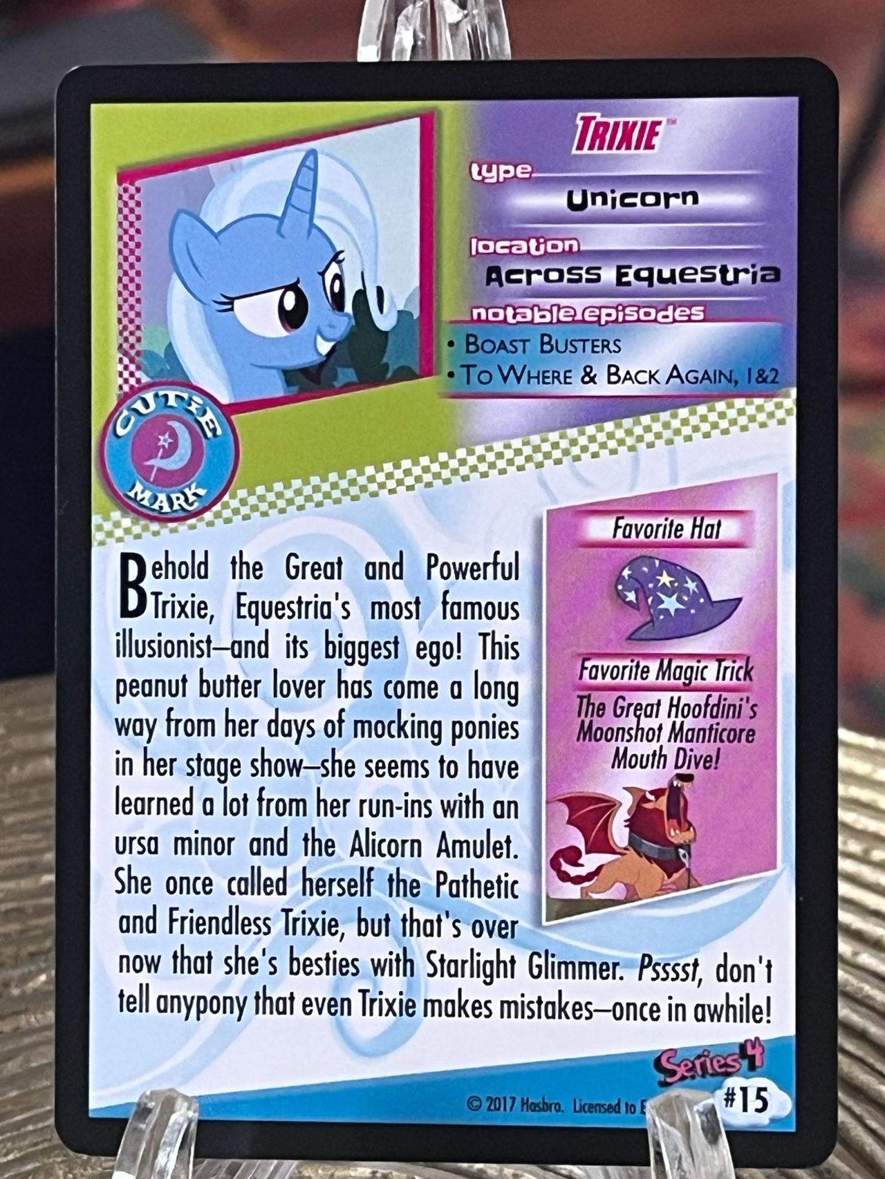 My Little Pony Trading Card Game 2017 Trixie #15 — image 6