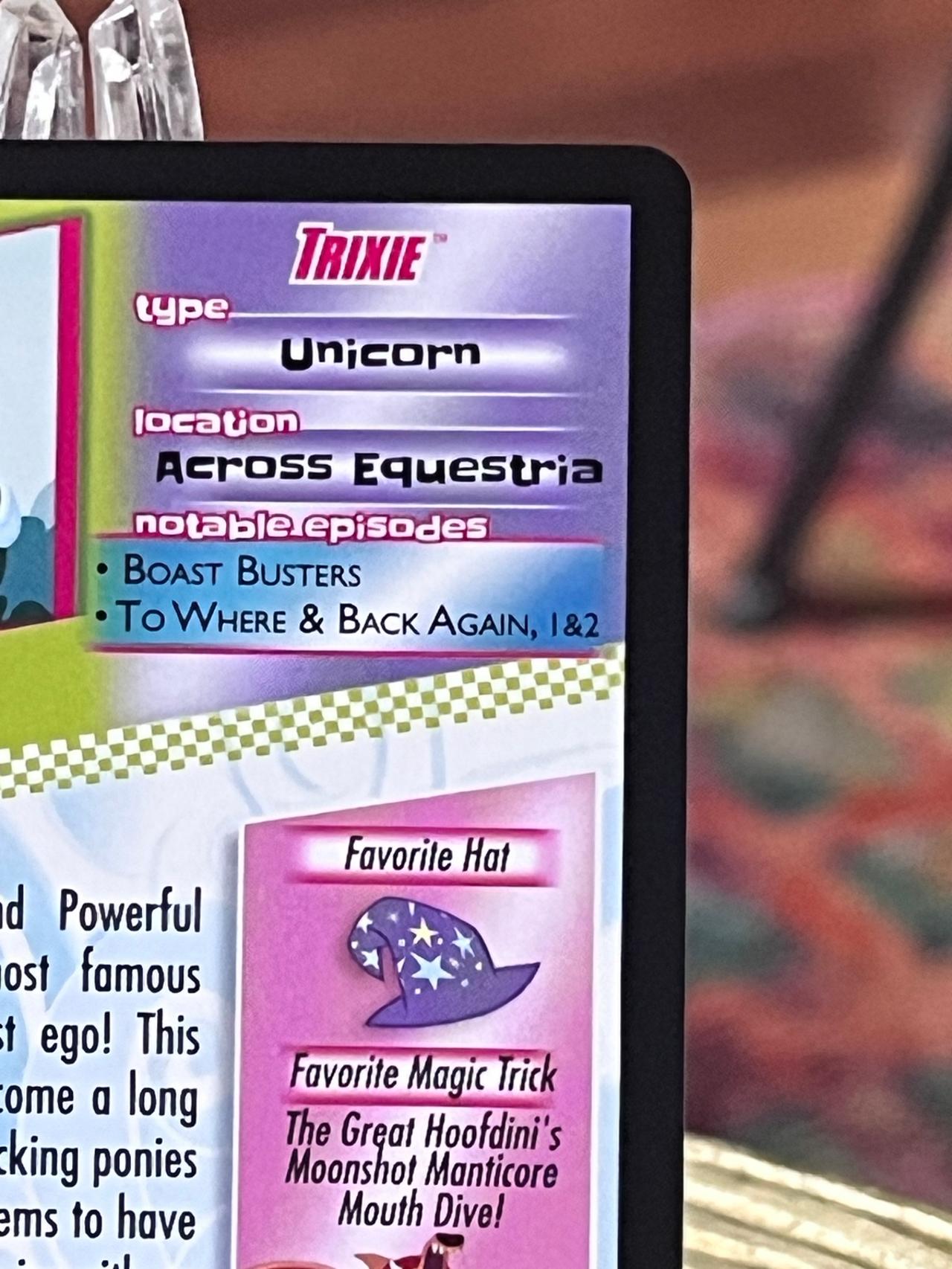My Little Pony Trading Card Game 2017 Trixie #15 — image 8
