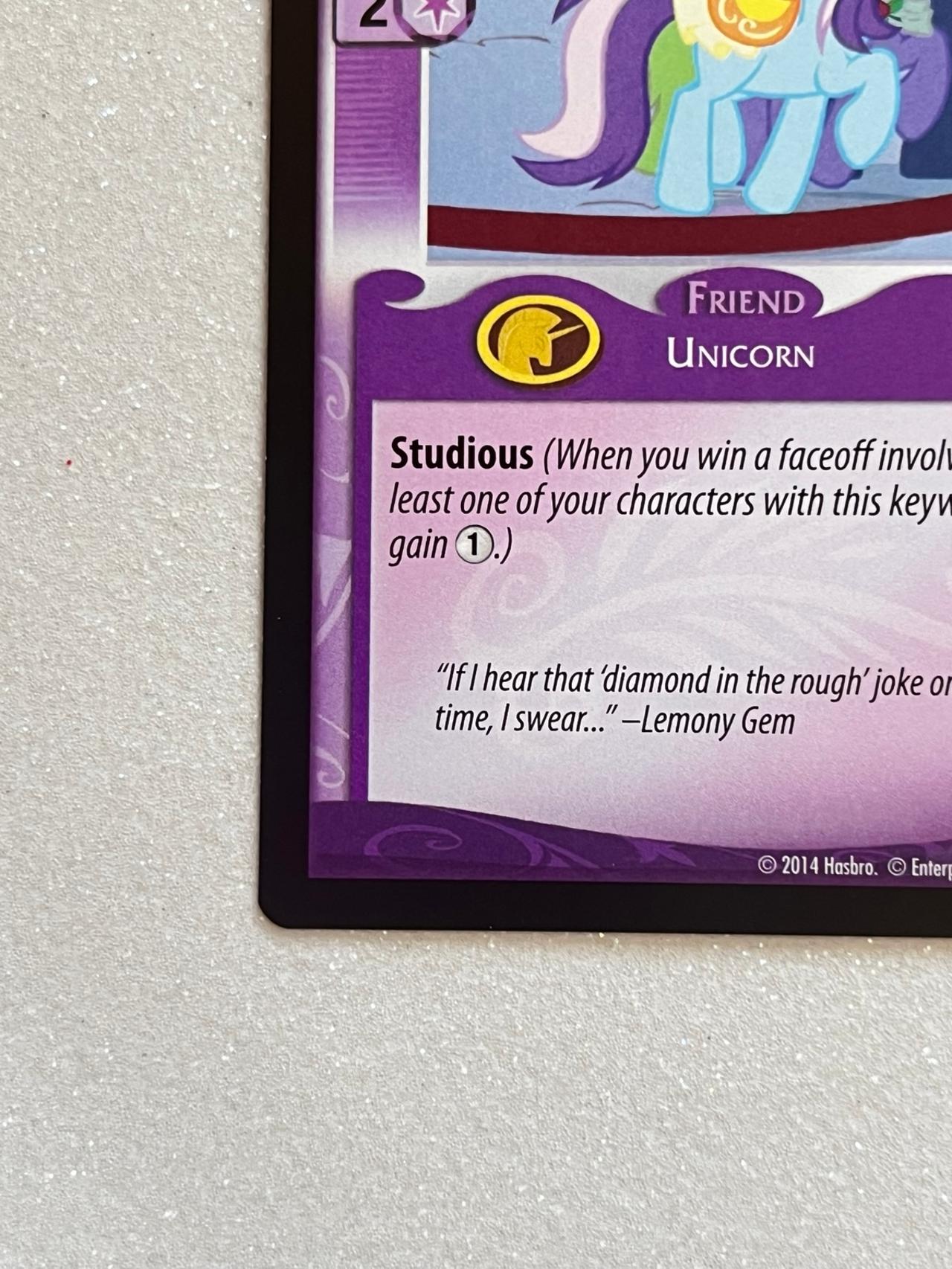 My Little Pony Trading Card Game A Cut Above, Mint Julip #55C — image 2